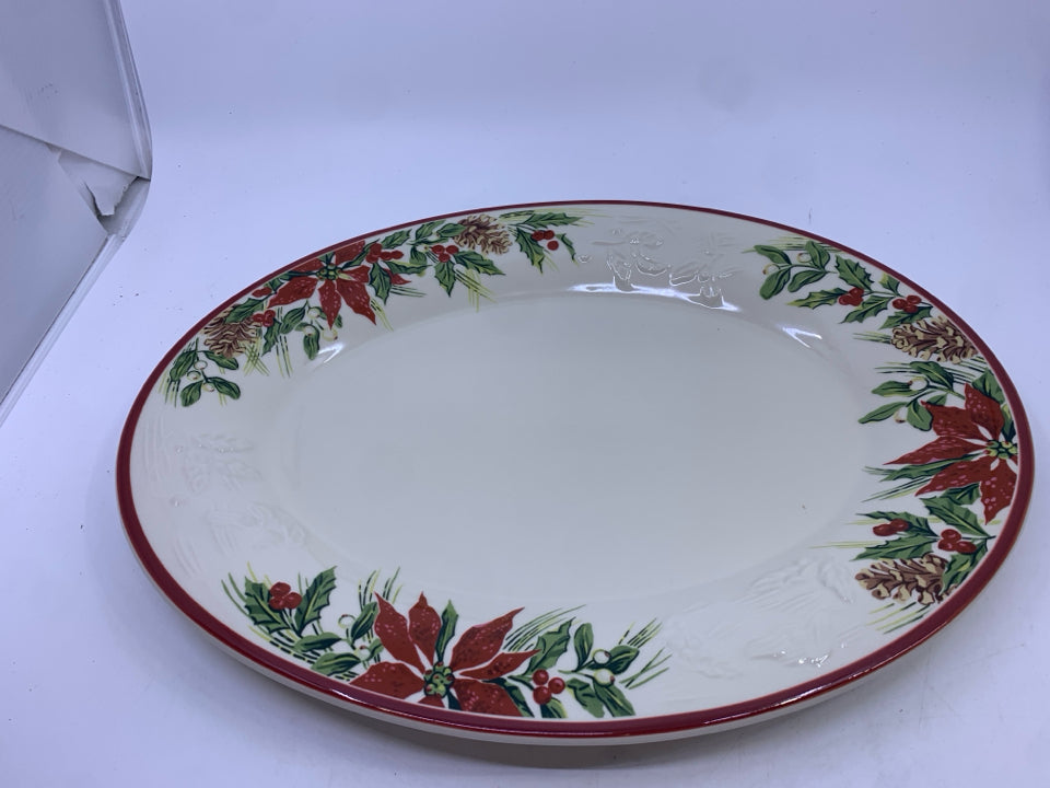 NIB NATURE'S GARLAND PLATTER- LONGABERGER.