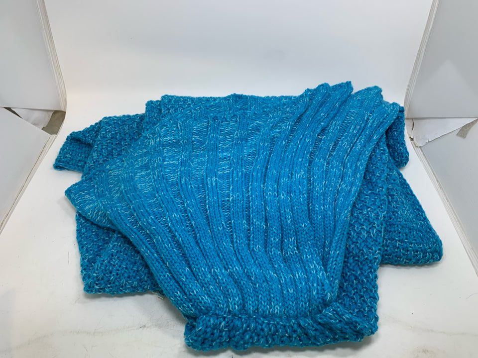 NEW KNIT MERMAID TAIL BLANKET LAGHCAT.