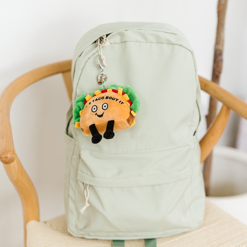 New Taco Plush Bag Charm