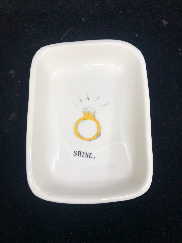 RAE DUNN SHINE RING TRAY.