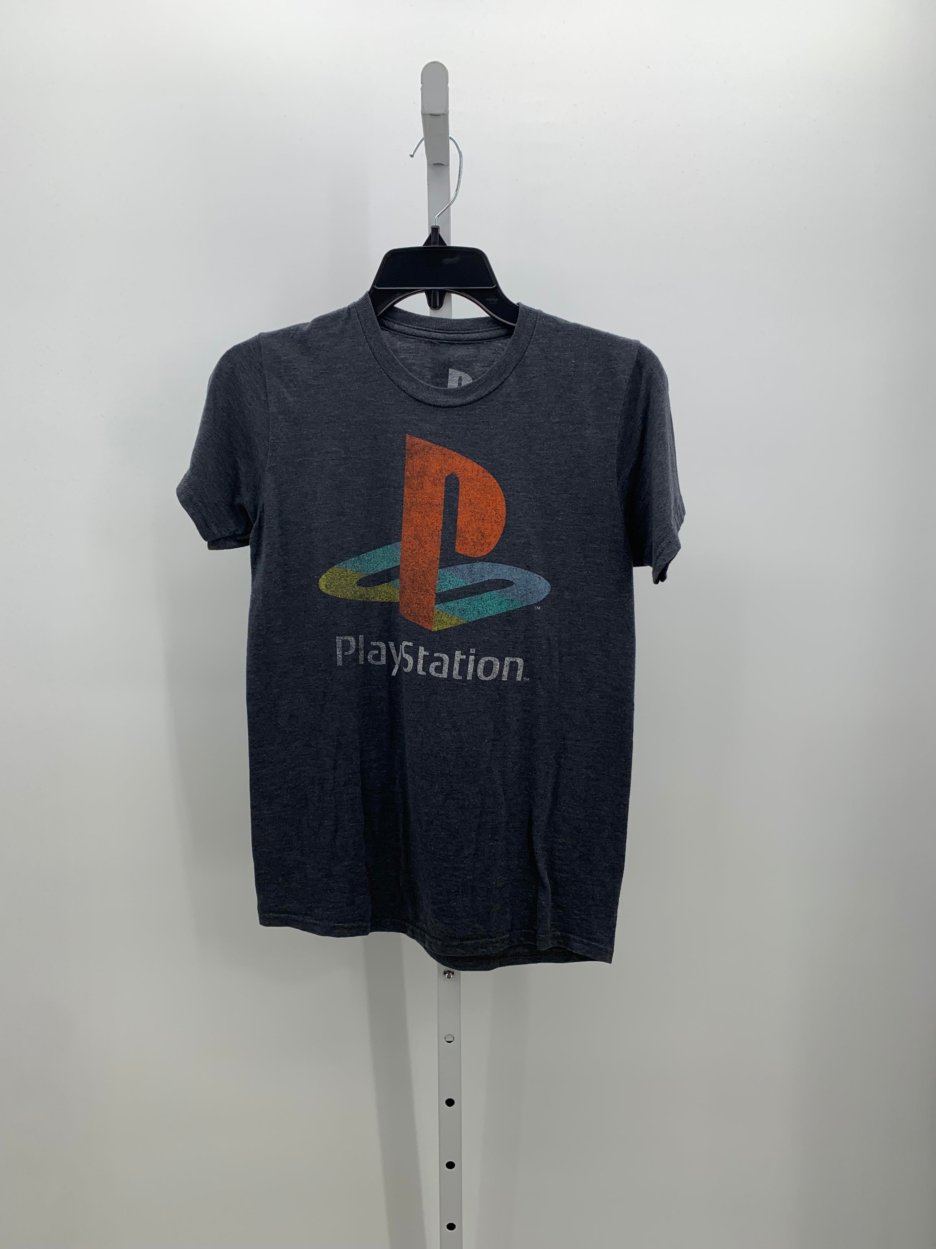 BLUE/GREY KNIT TEE
