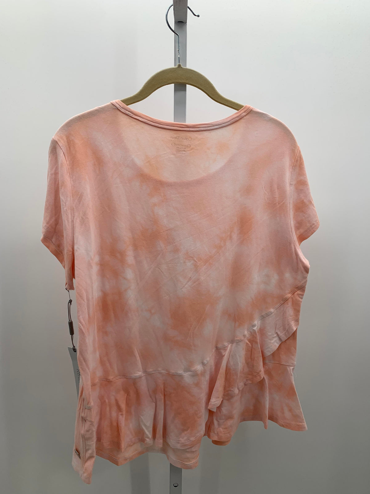 Calvin Klein Size Extra Large Misses Short Sleeve Shirt