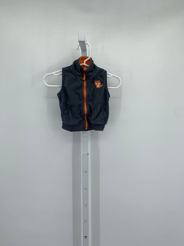 ORANGE FLEECE ZIP