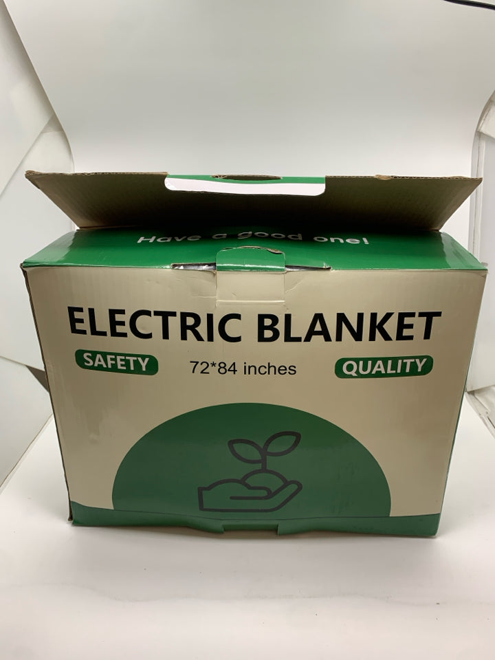 NIB ELECTRIC BLANKET.