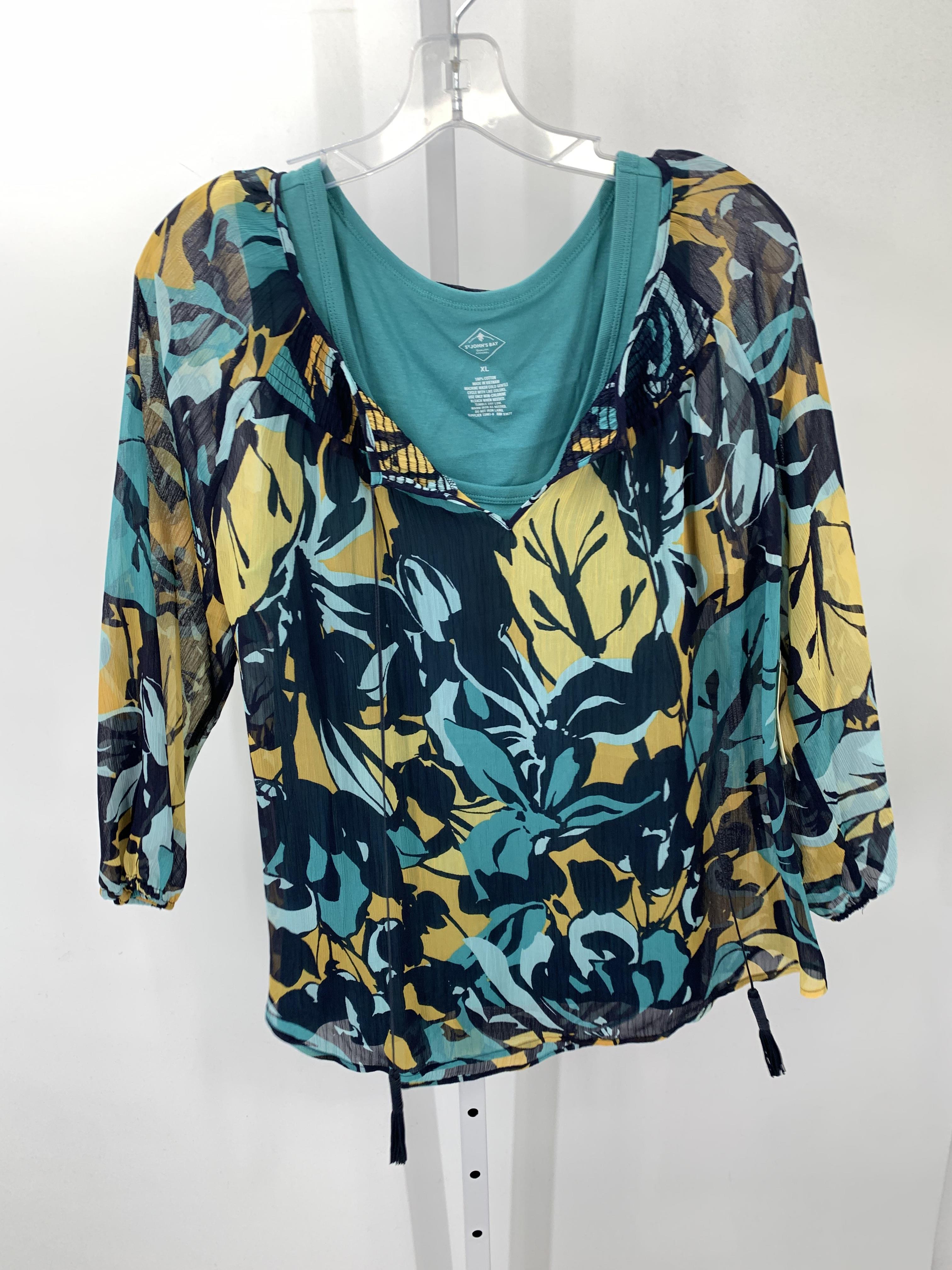 St. Johns Bay Size Extra Large Misses 2 Piece