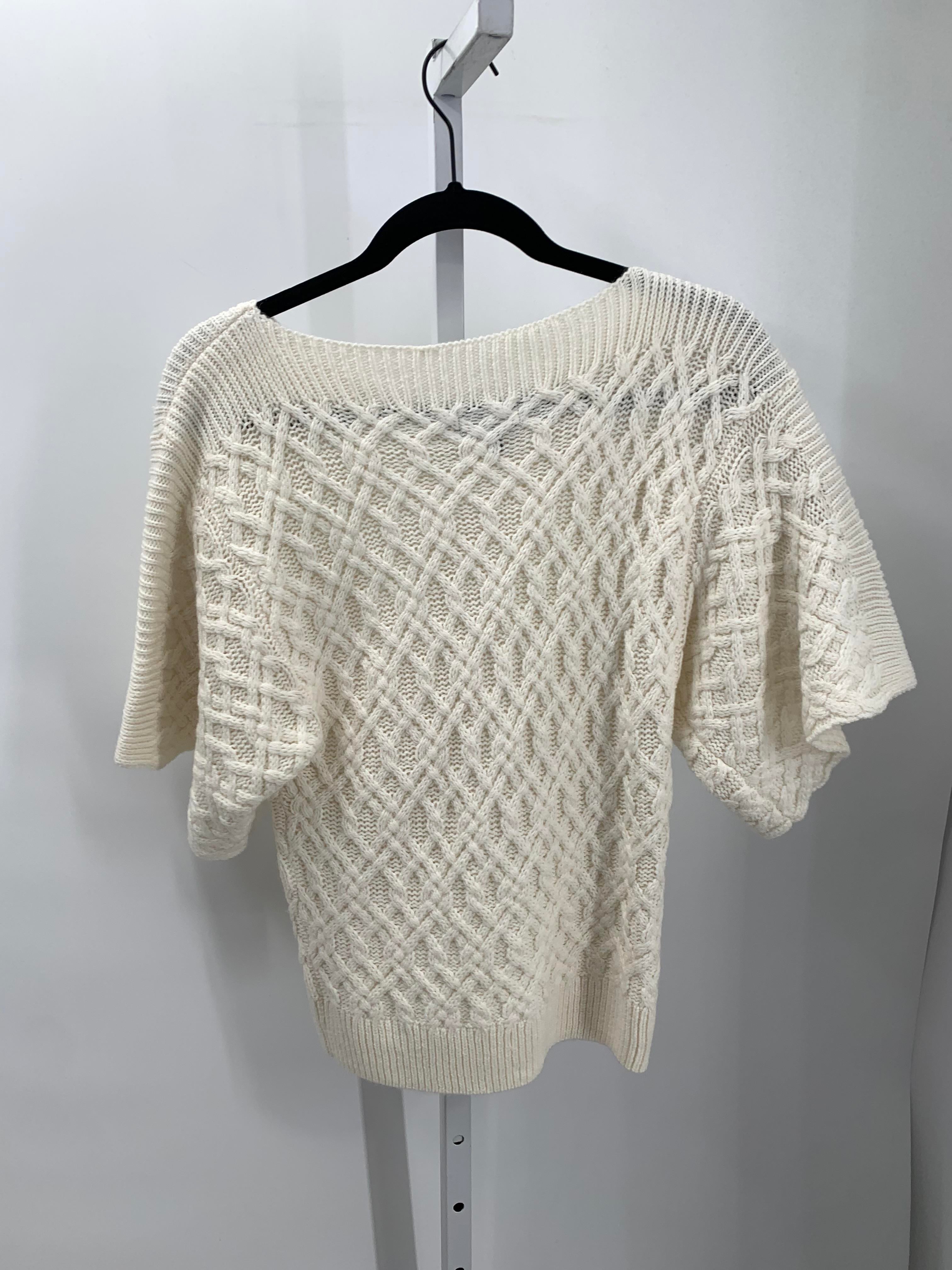 A.N.A. Size Medium Misses Short Slv Sweater