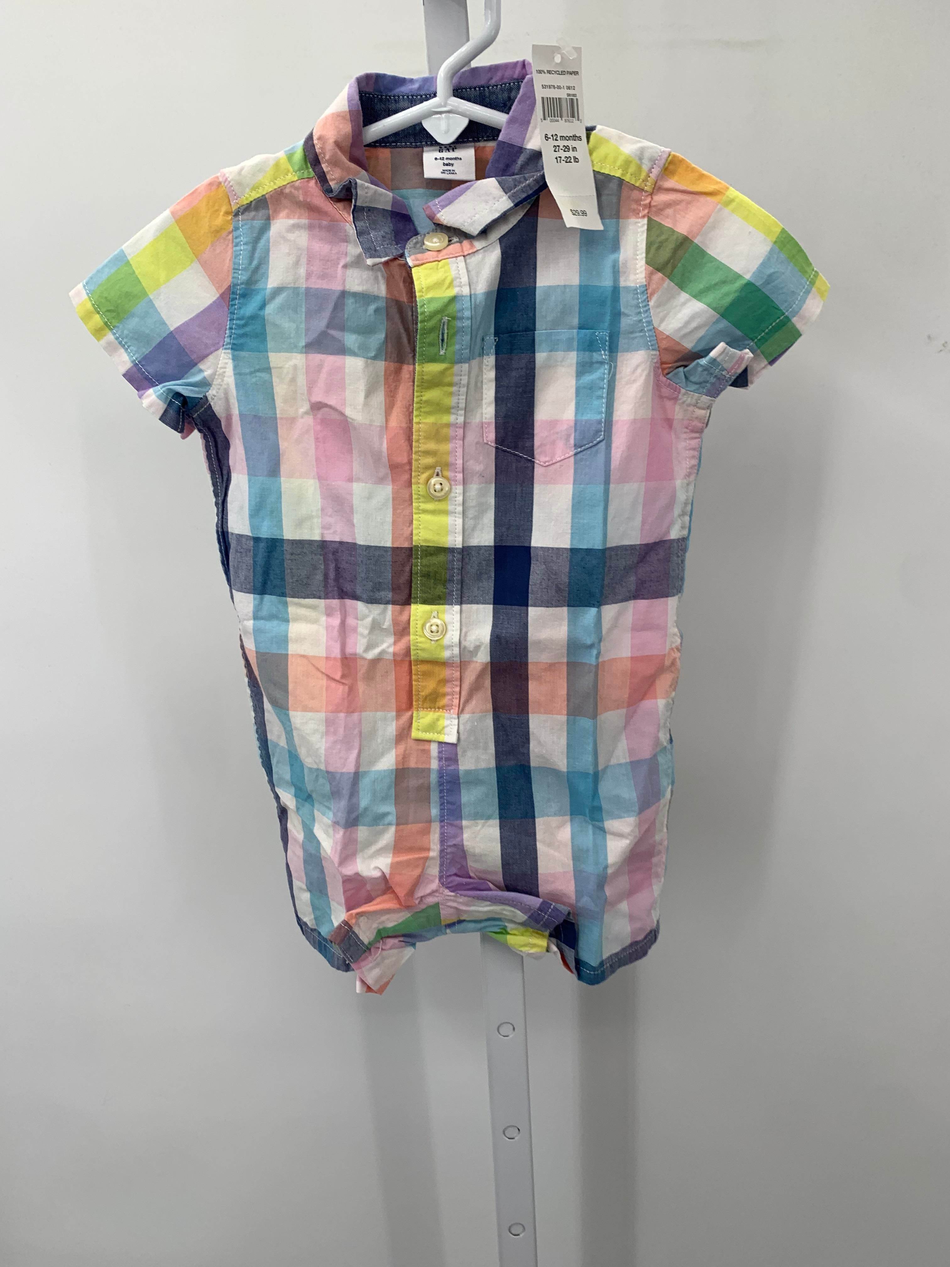 NEW PLAID ROMPER