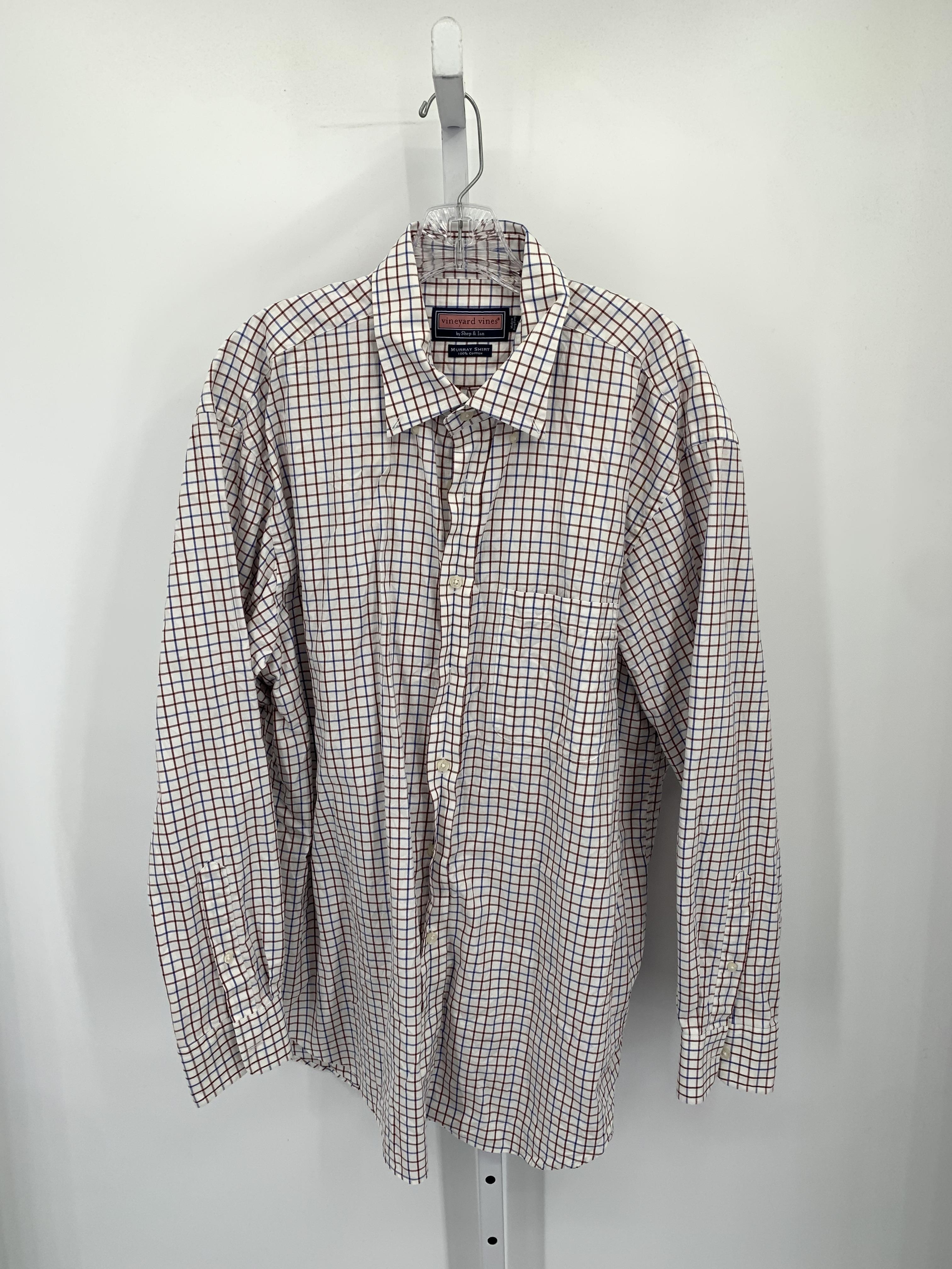 BLUE BROWN BUTTON DOWN