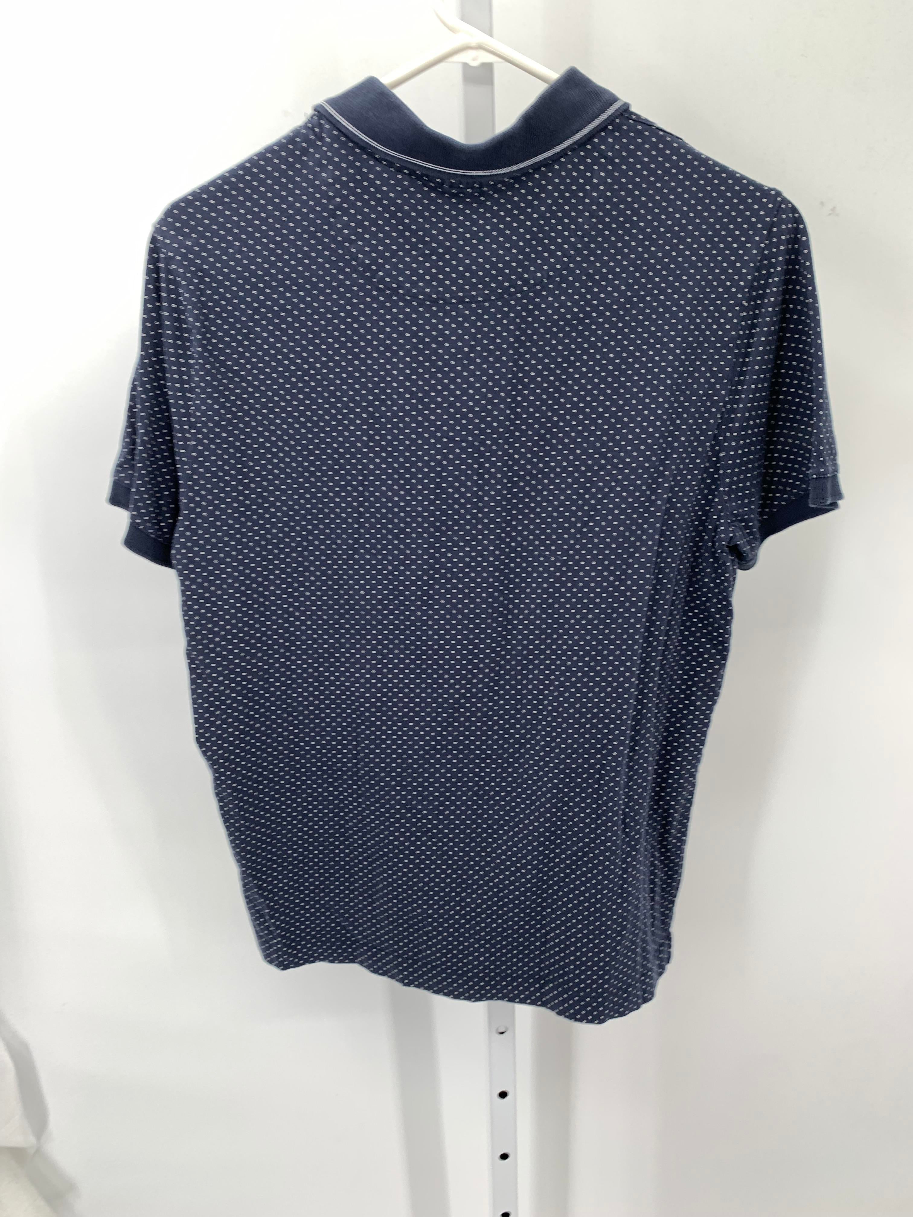 WHITE DOTTED PATTERN POLO