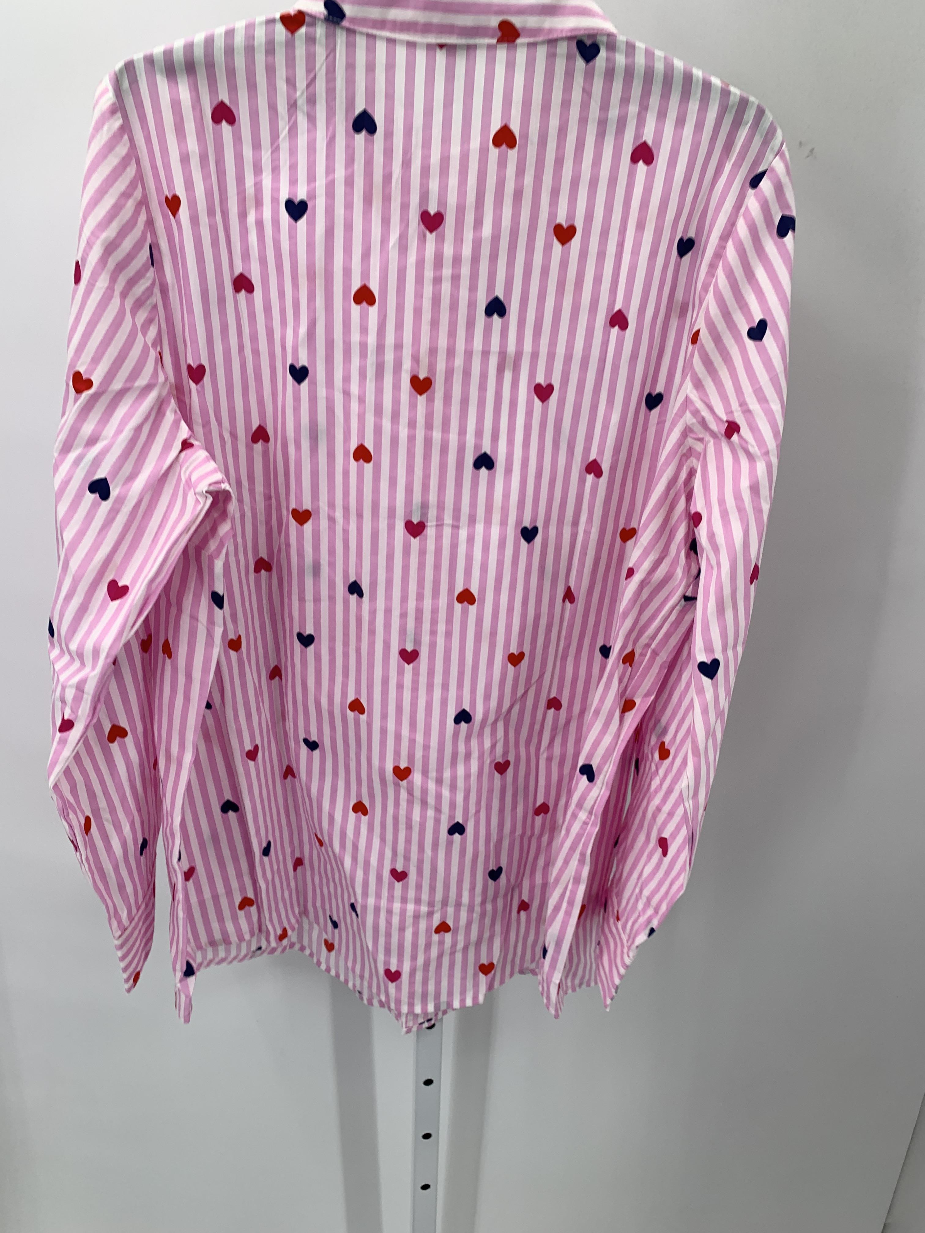 Woman Within Size 18/20 W Womens Long Sleeve Shirt