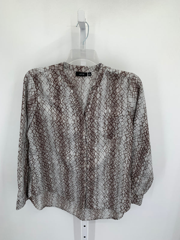 Apt. 9 Size Extra Large Misses Long Sleeve Shirt