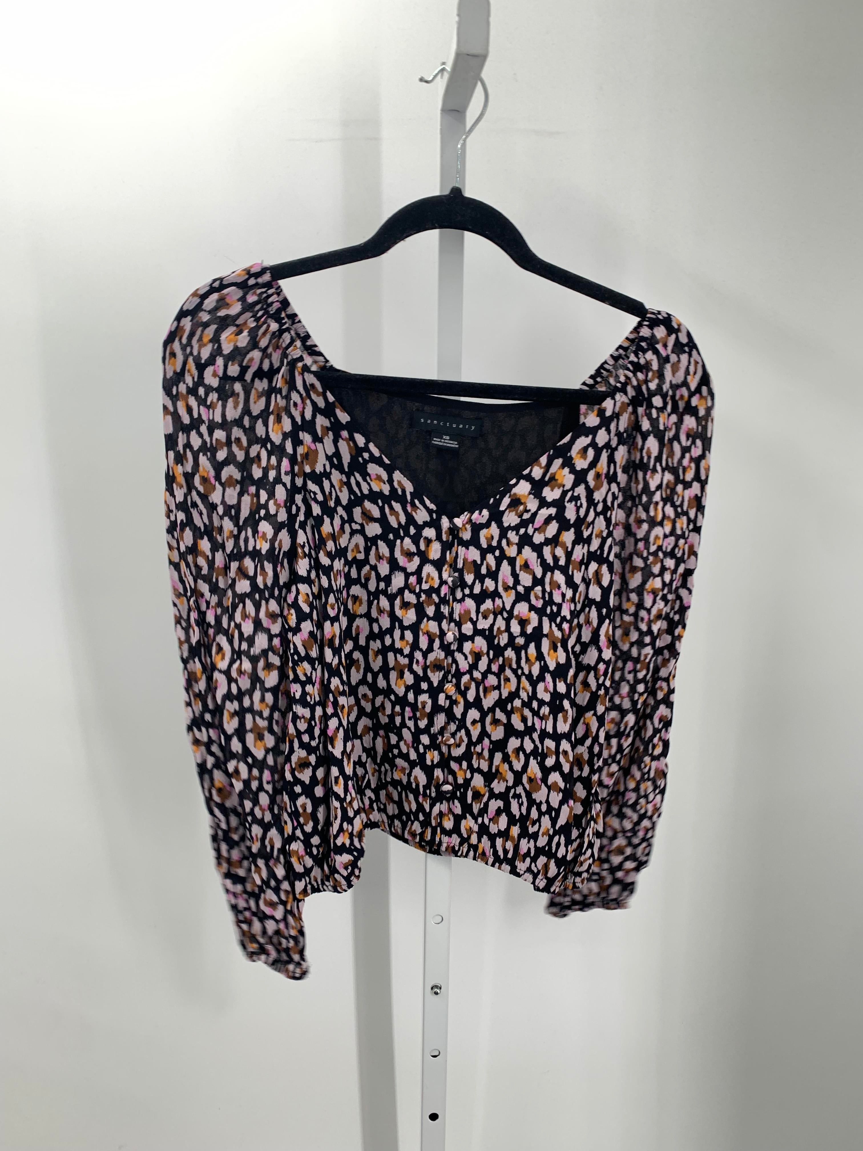 sanctuary Size X Small Misses Long Sleeve Shirt