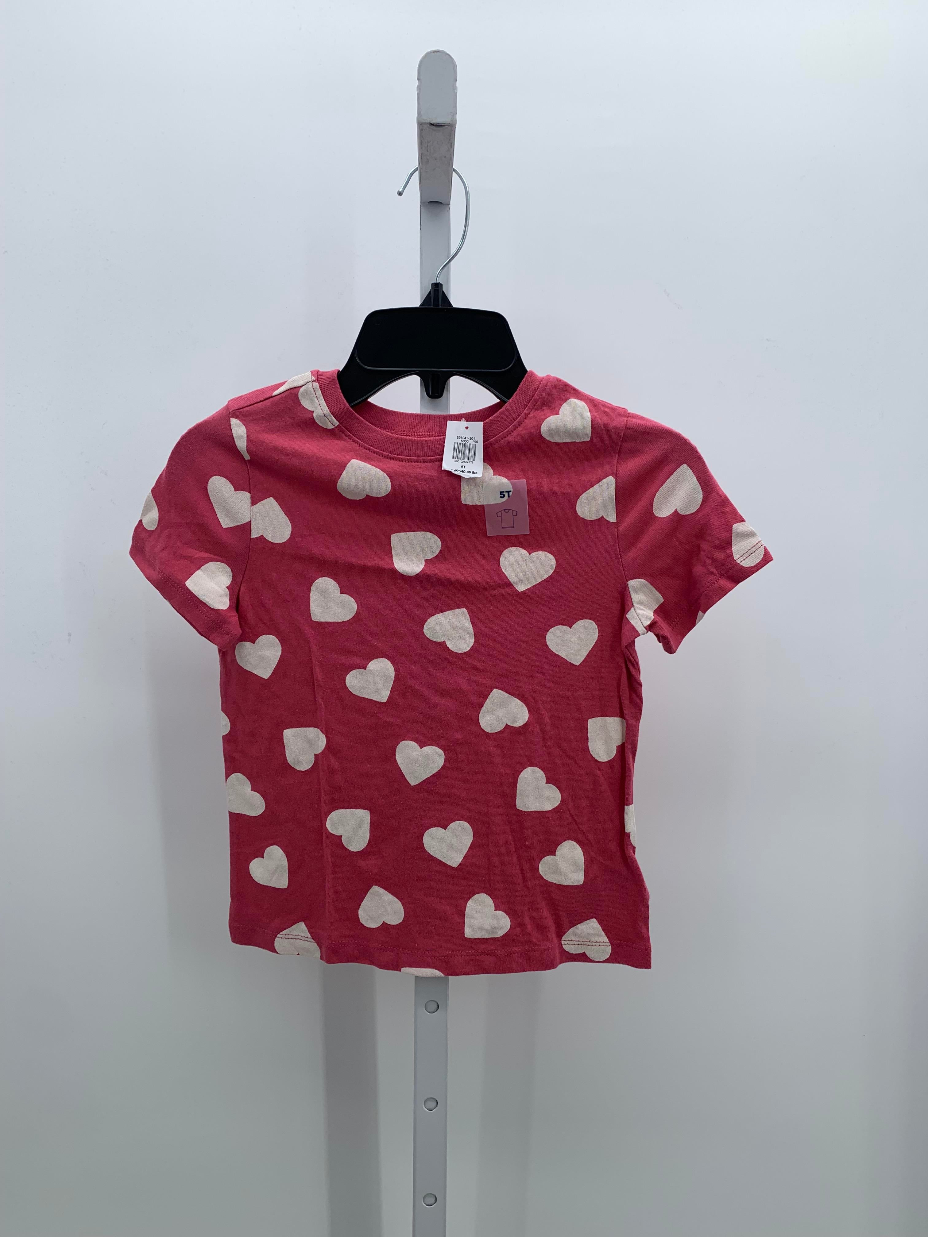 Old Navy Size 5T Girls Short Sleeve Shirt