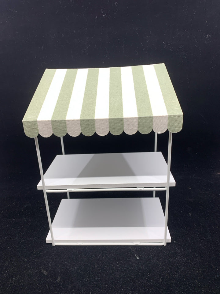 SMALL WHITE 2 TIER CADDY.