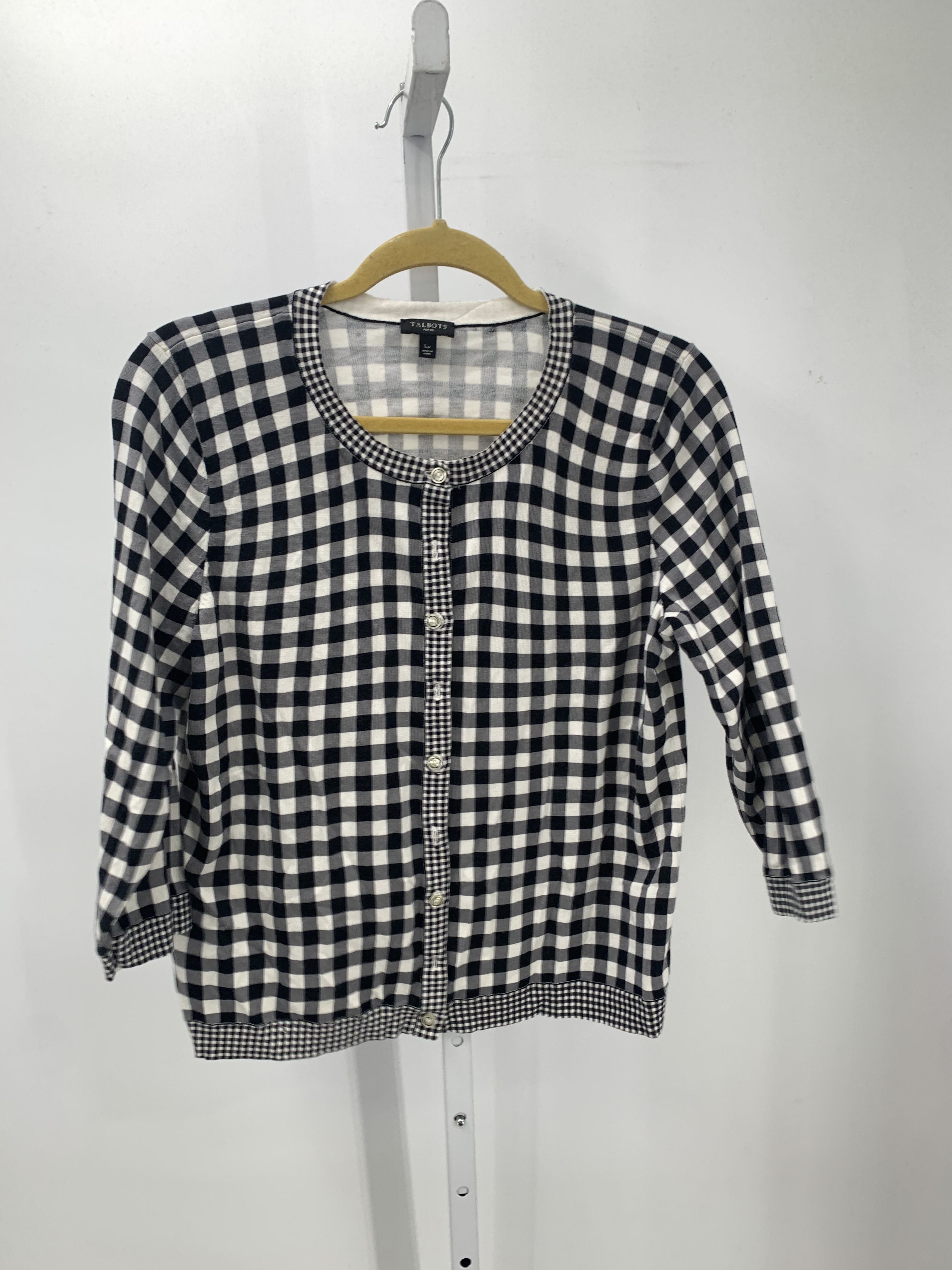 Talbots Size Large Petite Petite 3/4 Sleeve Sweater