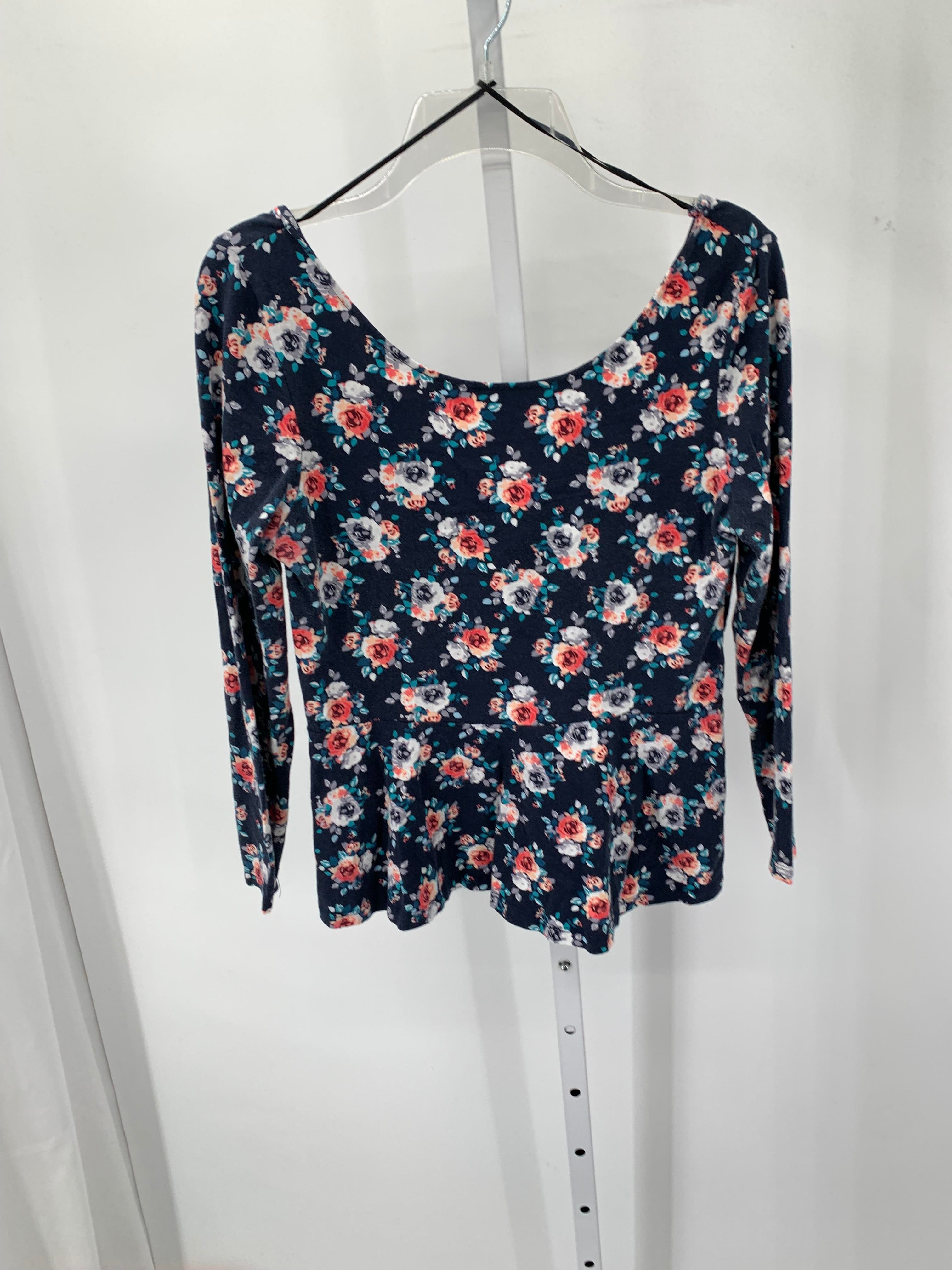 Divided Size Large Juniors Long Sleeve Shirt