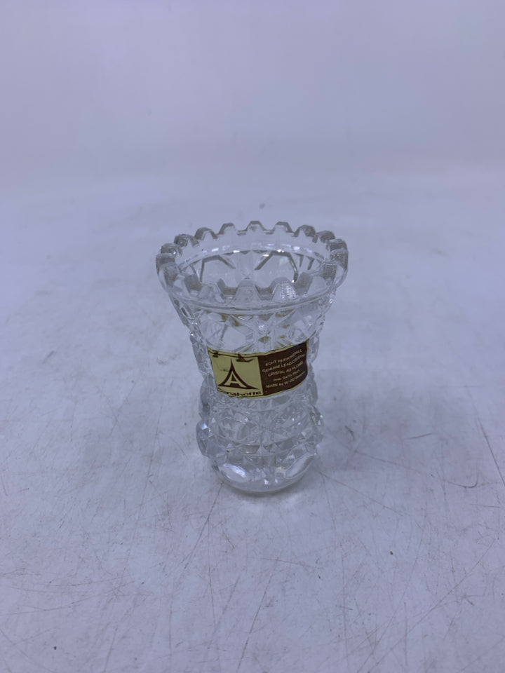 CUT CRYSTAL TOOTH PICK HOLDER ANNAHUTTE.