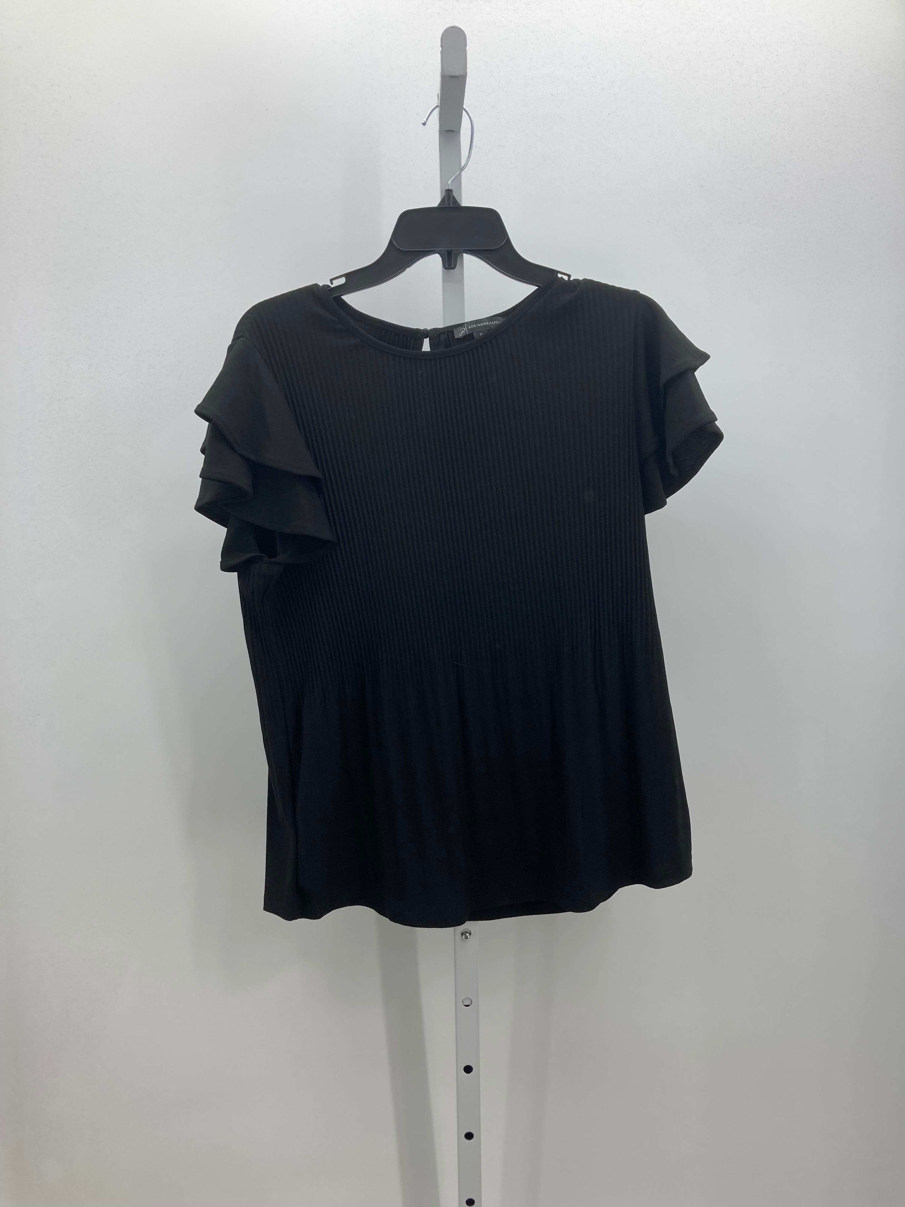 Adrianna Papell Size Medium Misses Short Sleeve Shirt