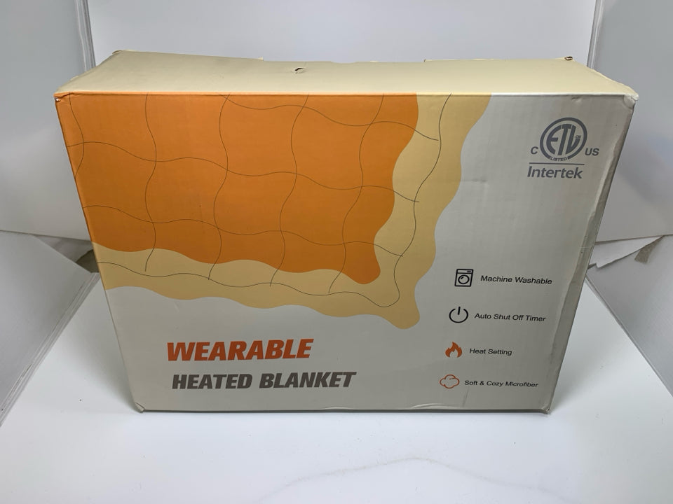 NIB WEARABLE HEATED BLANKET.