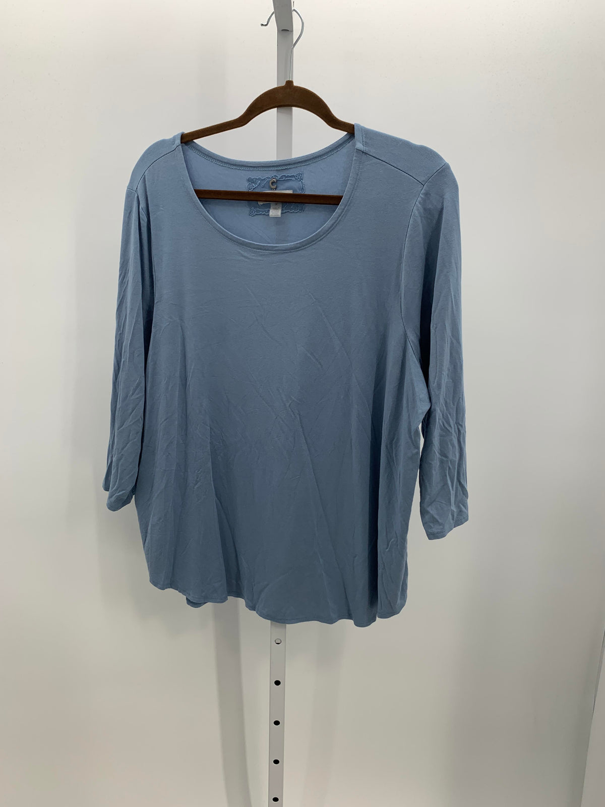 Cupio Size 2X Womens 3/4 Sleeve Shirt