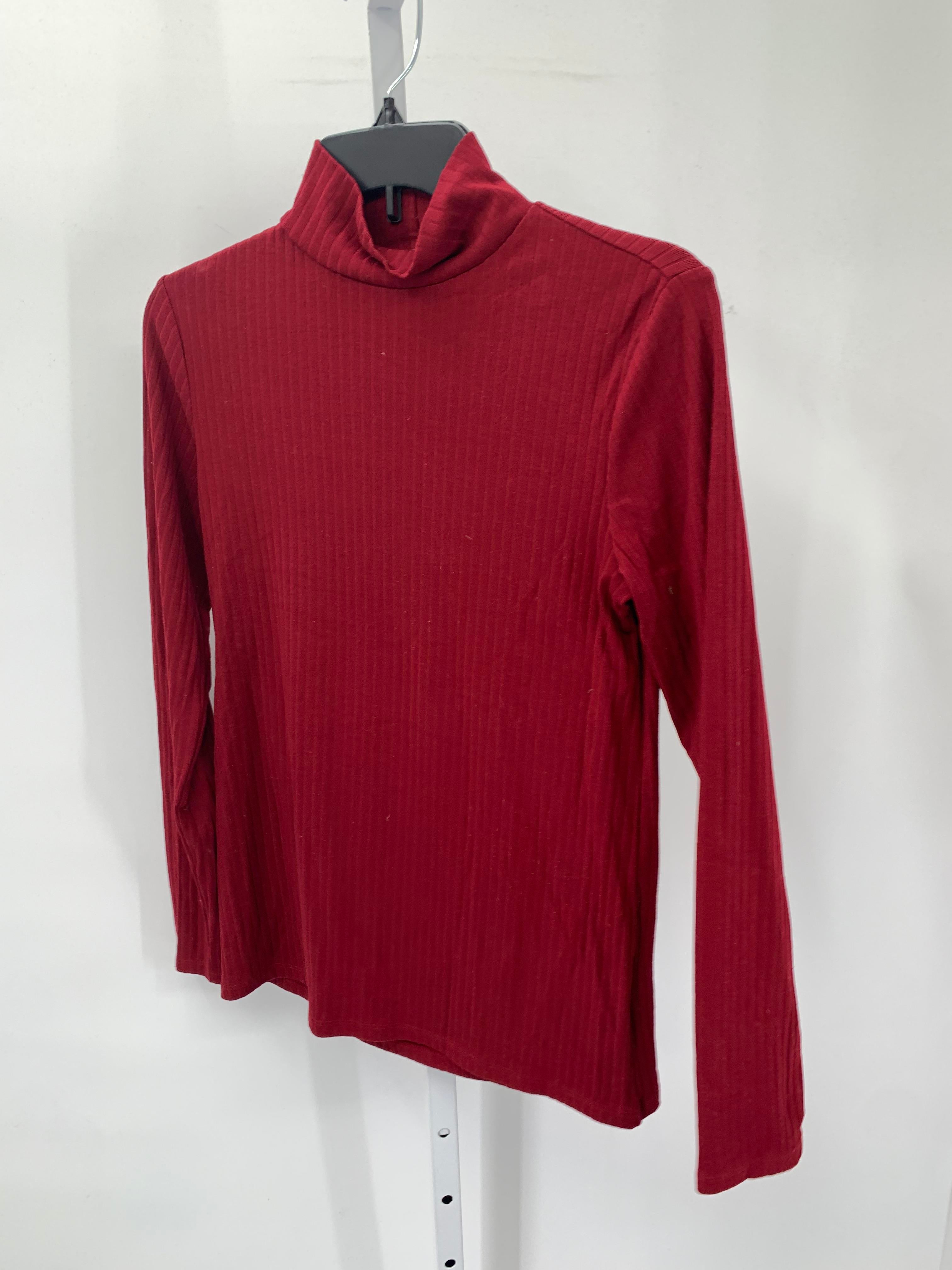 Lands End Size X Small Misses Long Sleeve Shirt
