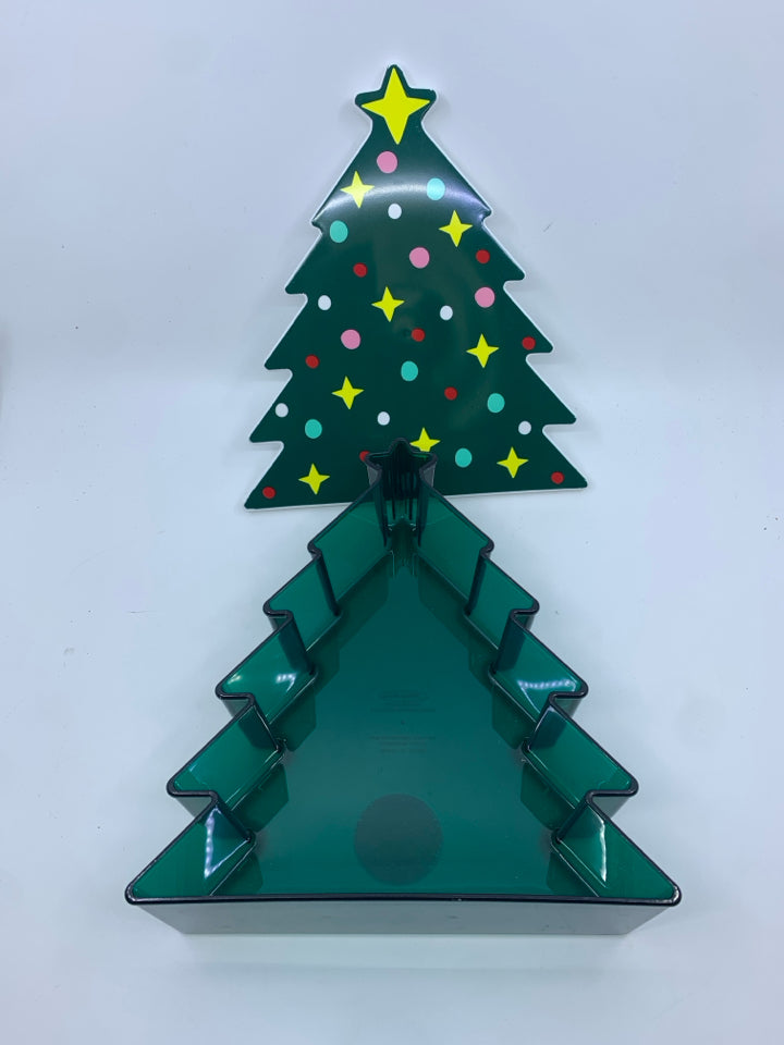 MELAMINE CHRISTMAS TREE CONTAINER.