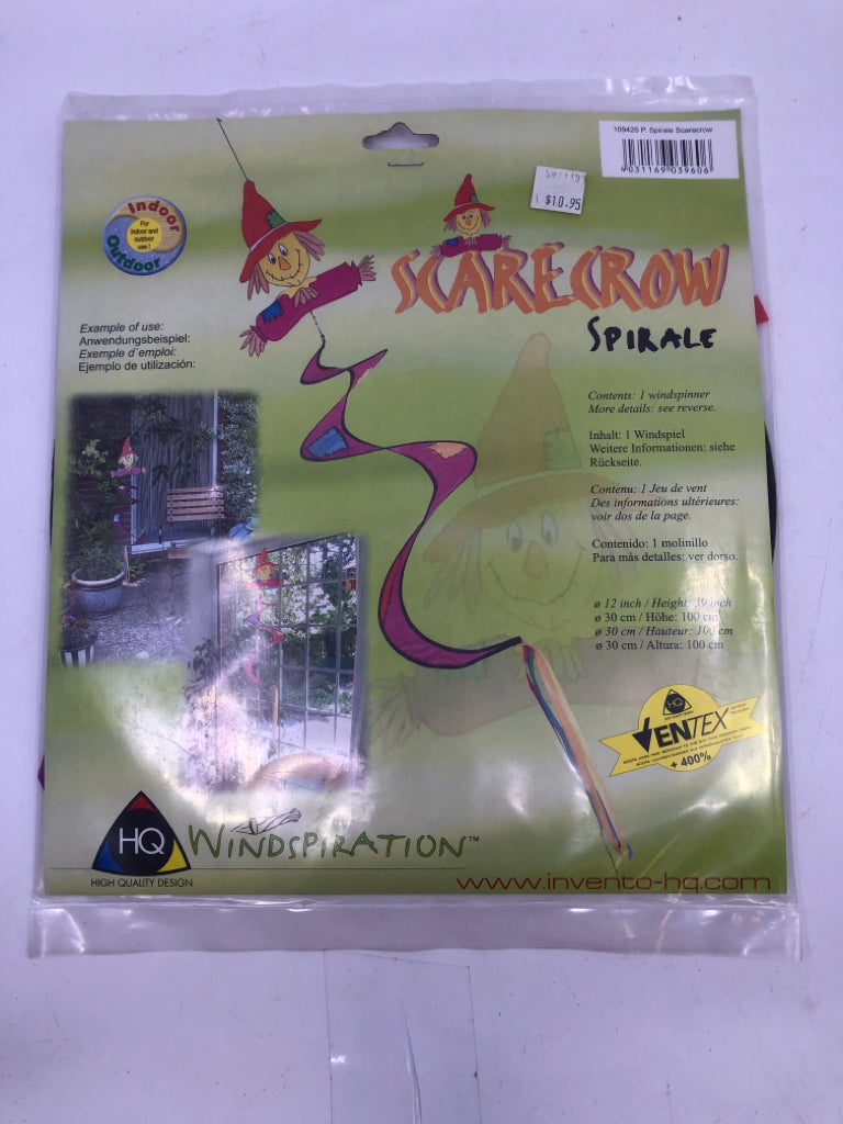 NIP SCARECROW SPIRAL WIND SPINNER.