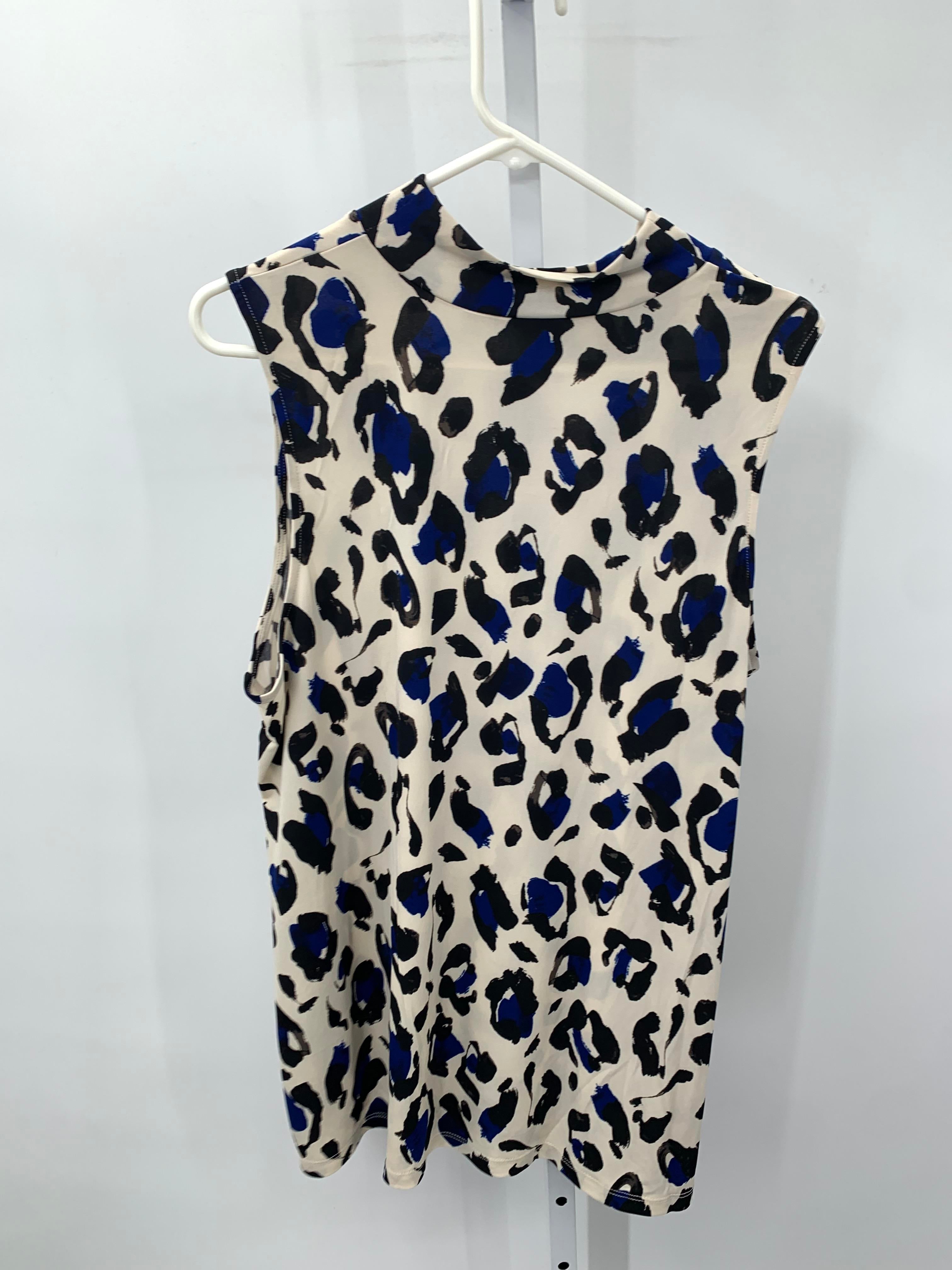 Susan Graver Size 1X Womens Sleeveless Shirt