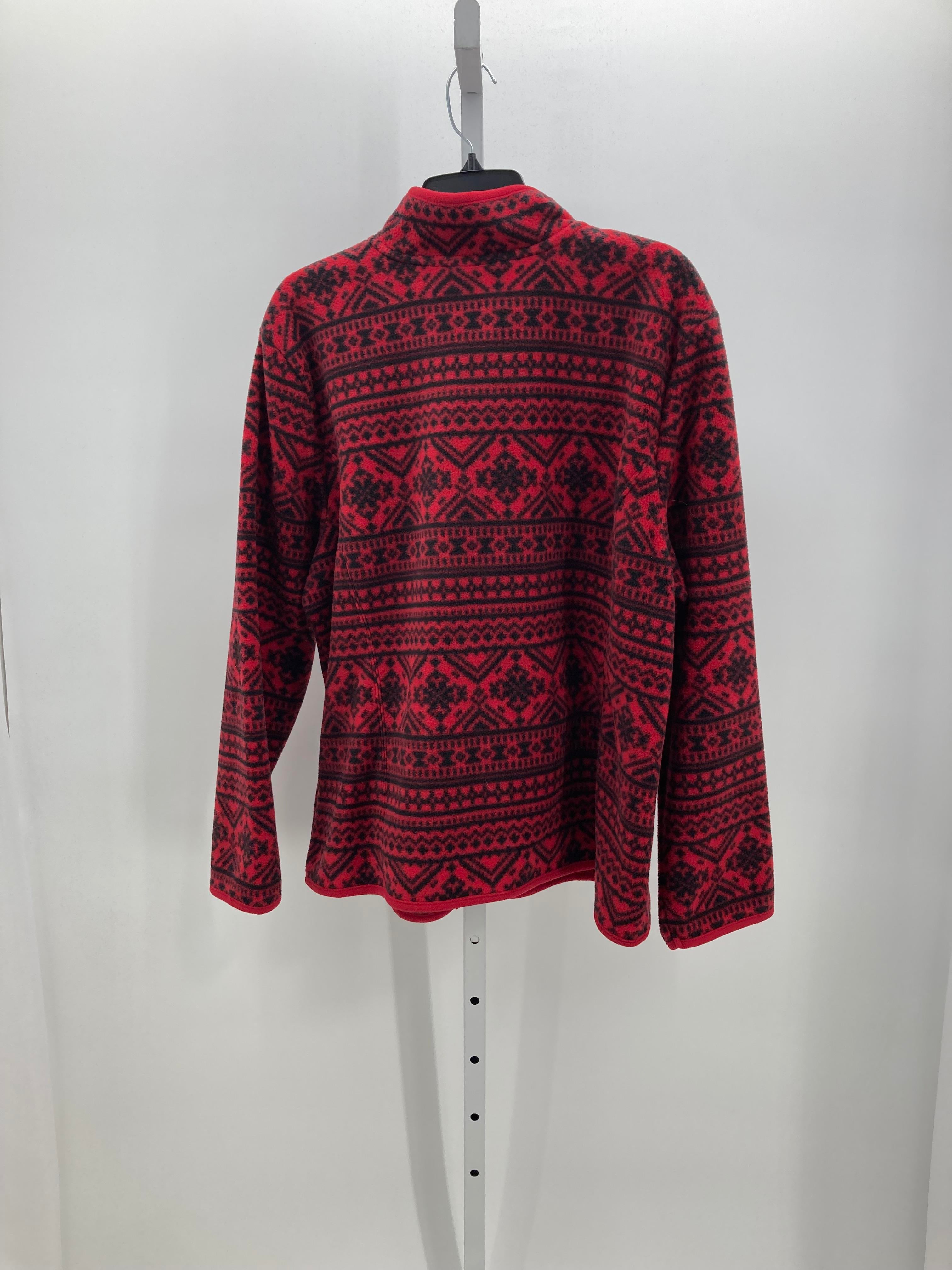 Karen Scott Size Extra Large Misses Fleece Jacket