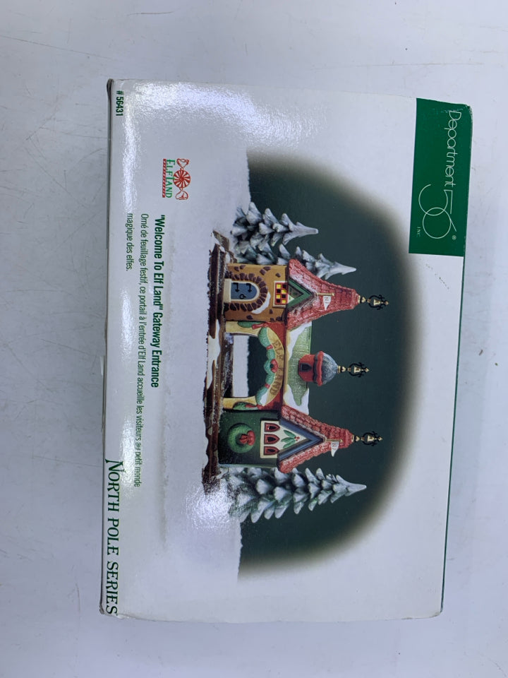 WELCOME TO ELF LAND - NORTH POLE- DEPT 56.