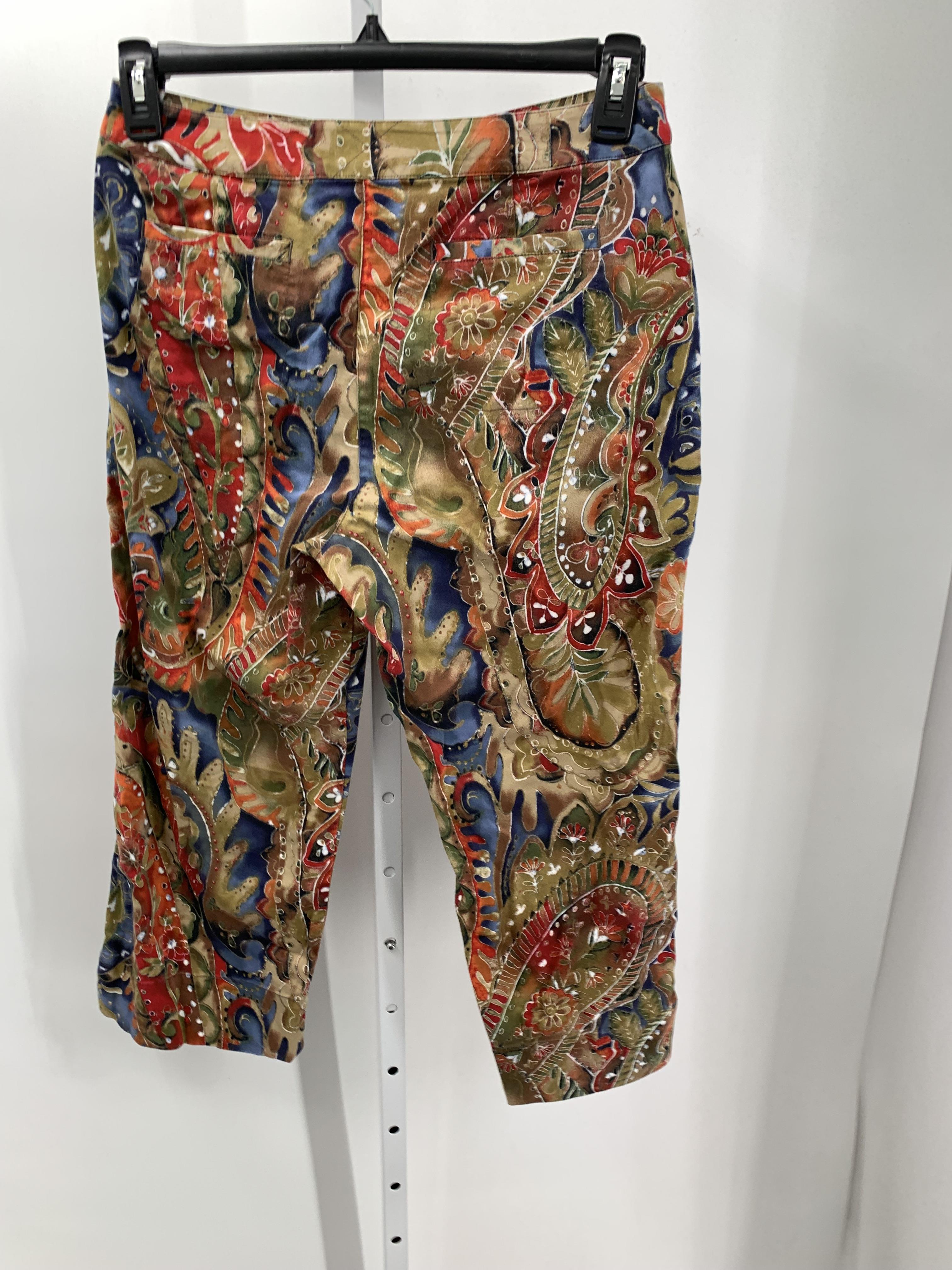 Chico's Size Small Misses Cropped Pants