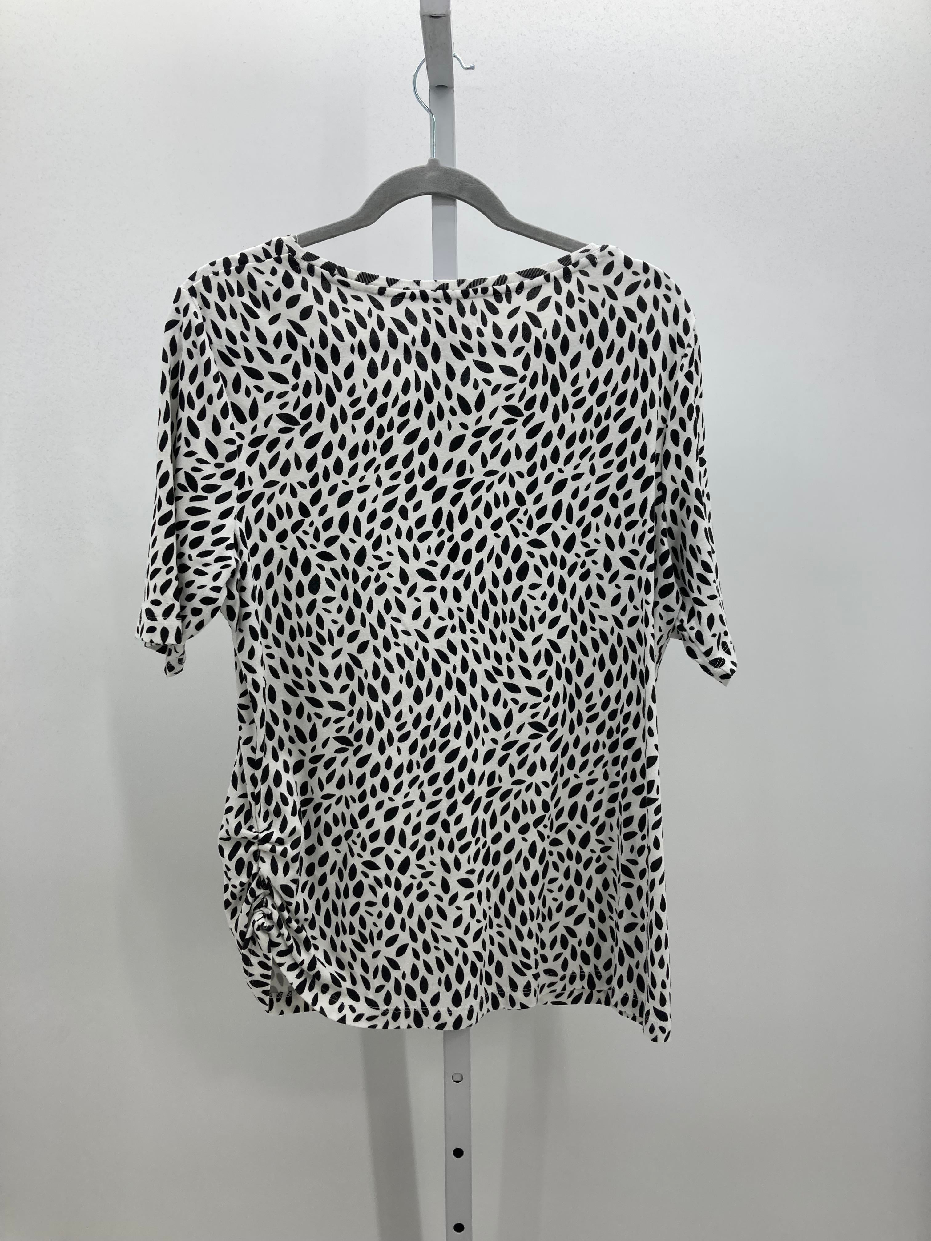 Chico's Size Medium Misses Short Sleeve Shirt