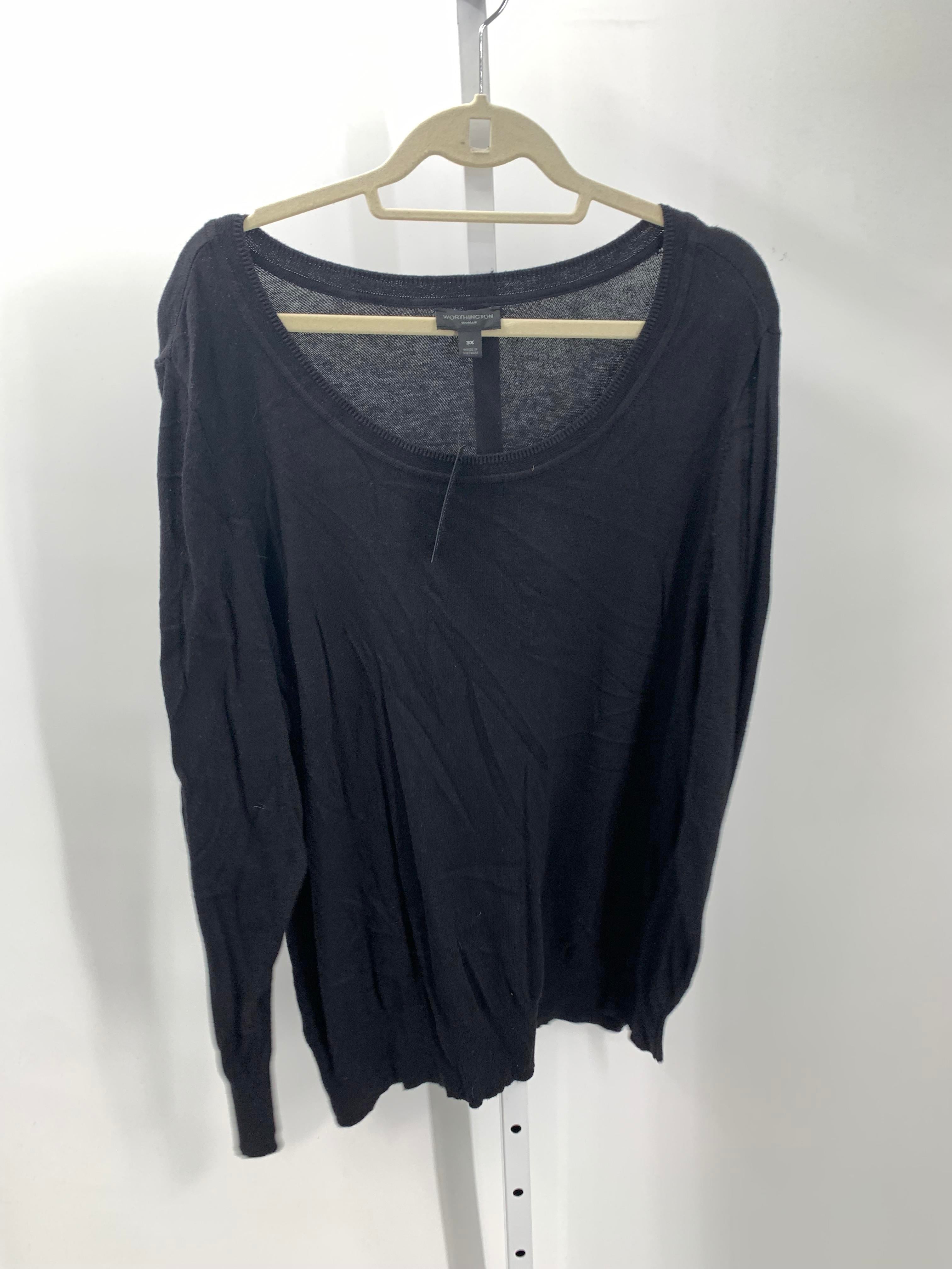 Worthington Size 3X Womens Long Slv Sweater