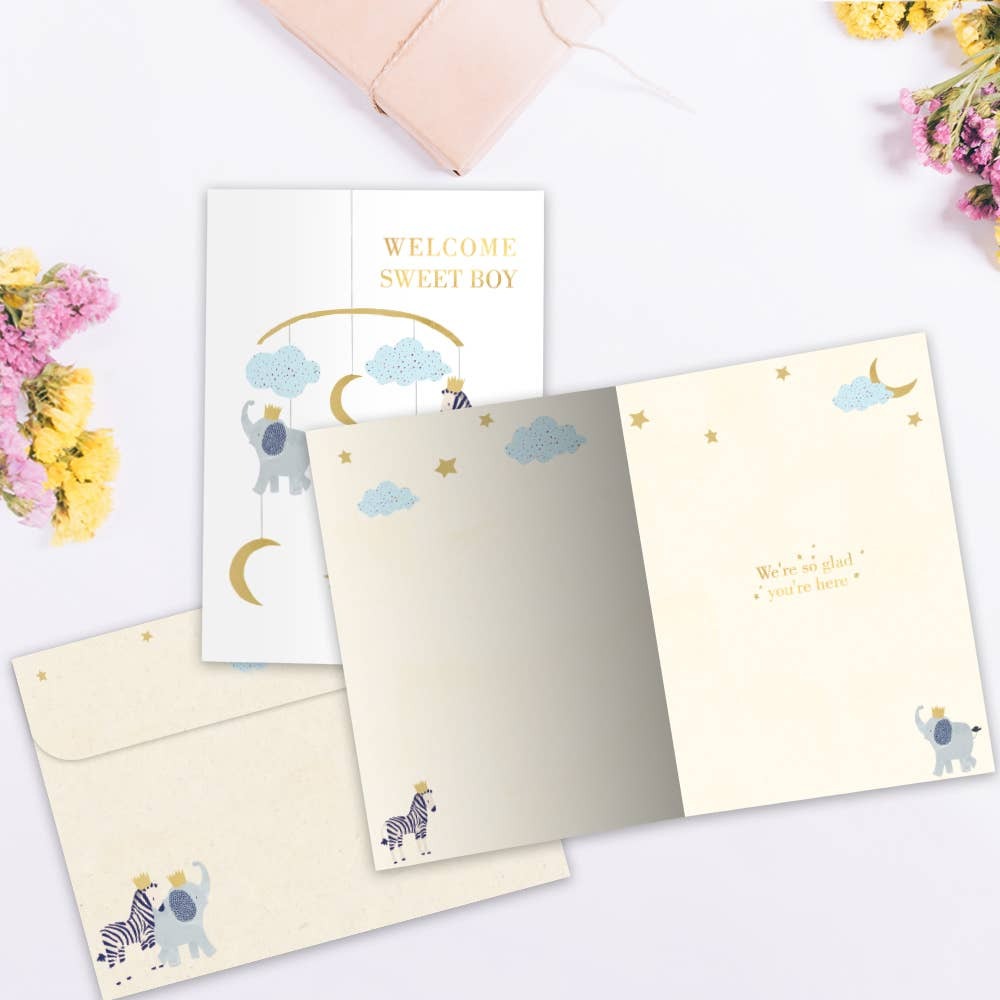 Welcome Sweet Baby, New Baby Card