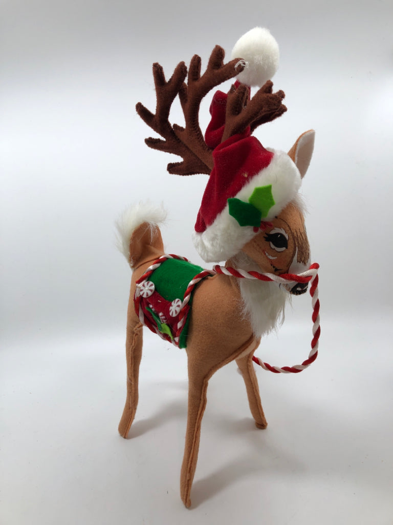 ANNALEE CHRISTMAS STANDING REINDEER.