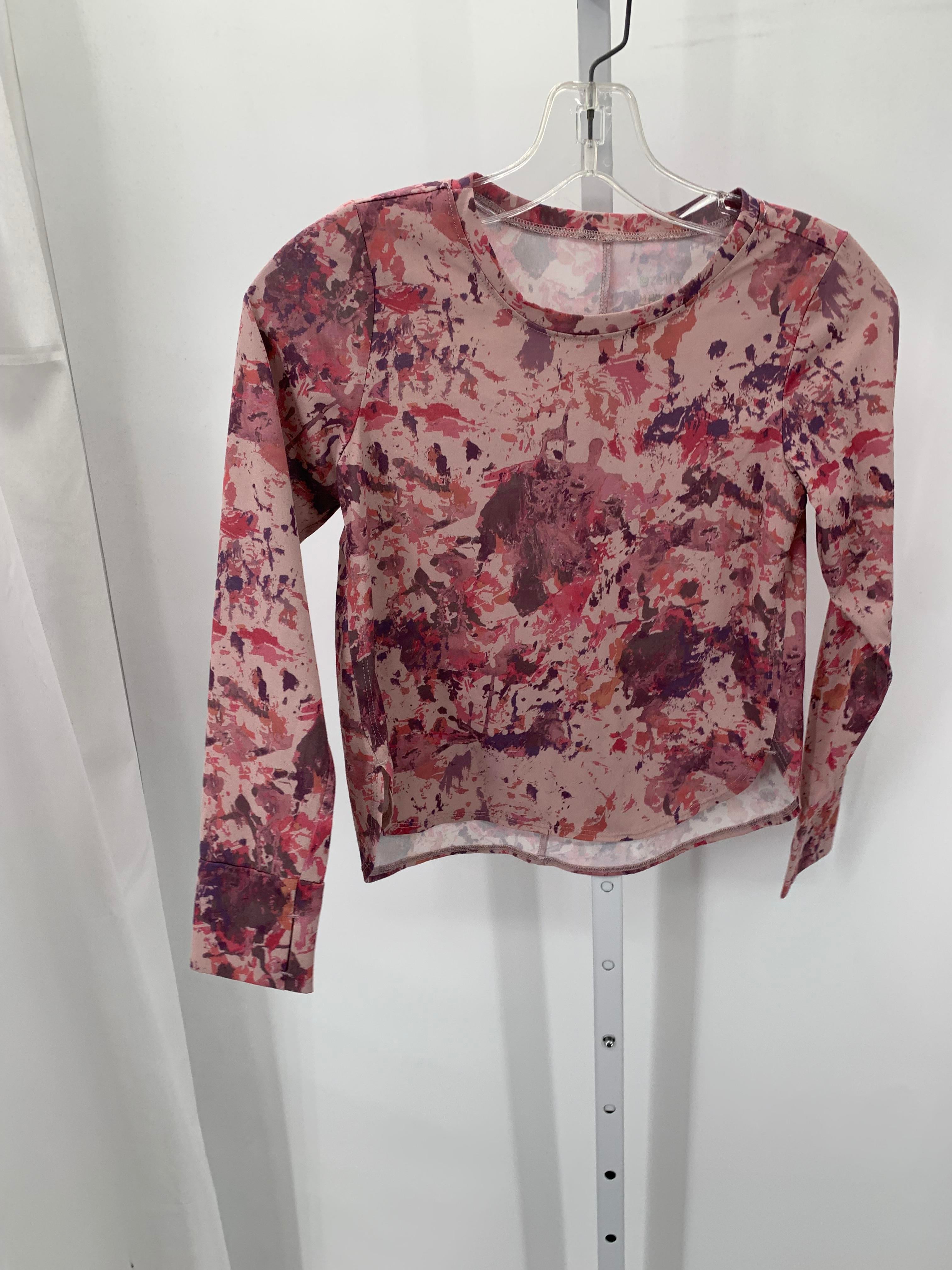 Zella Size 8-10 Girls Long Sleeve Shirt
