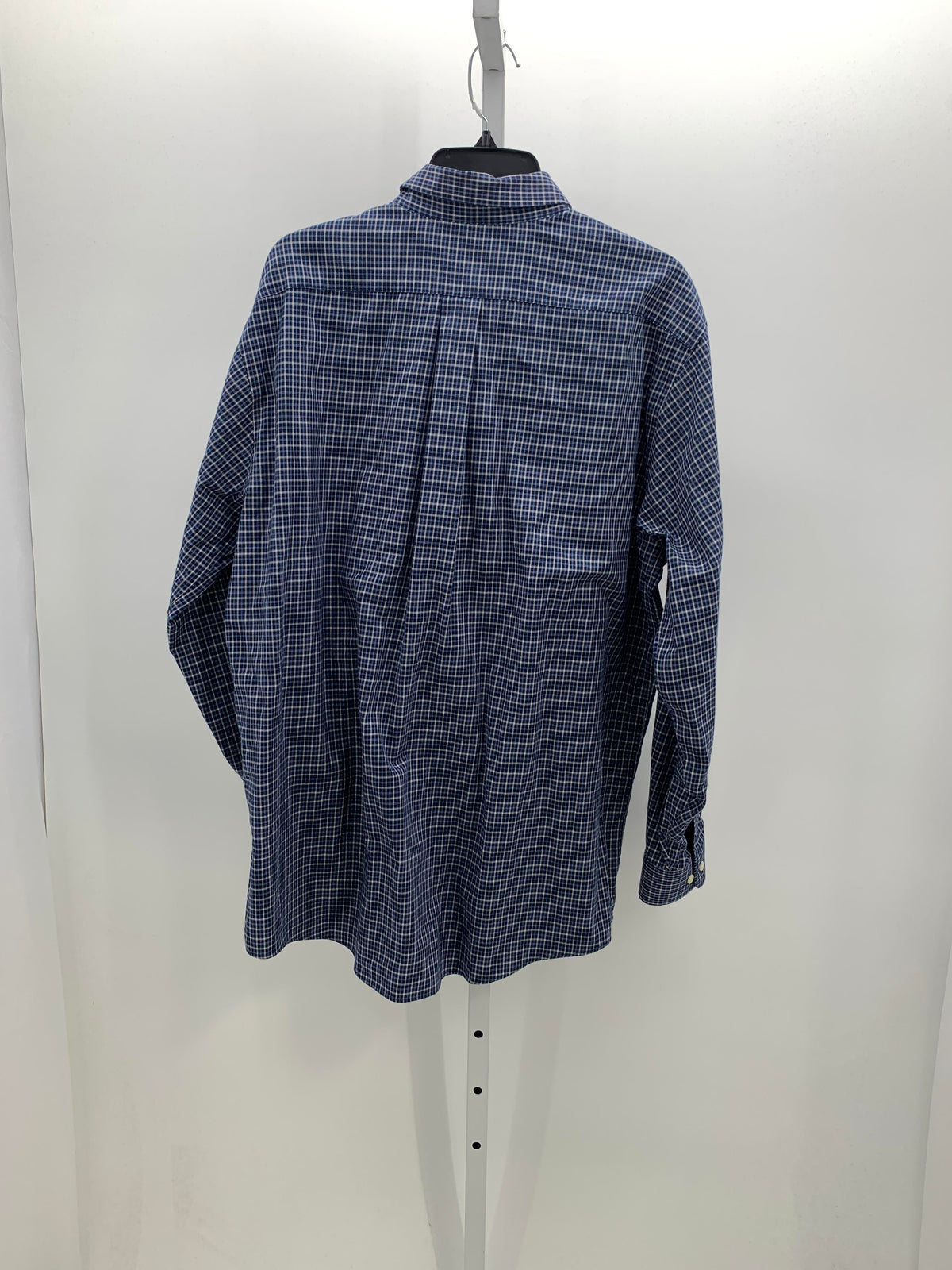 PLAID BTN DOWN
