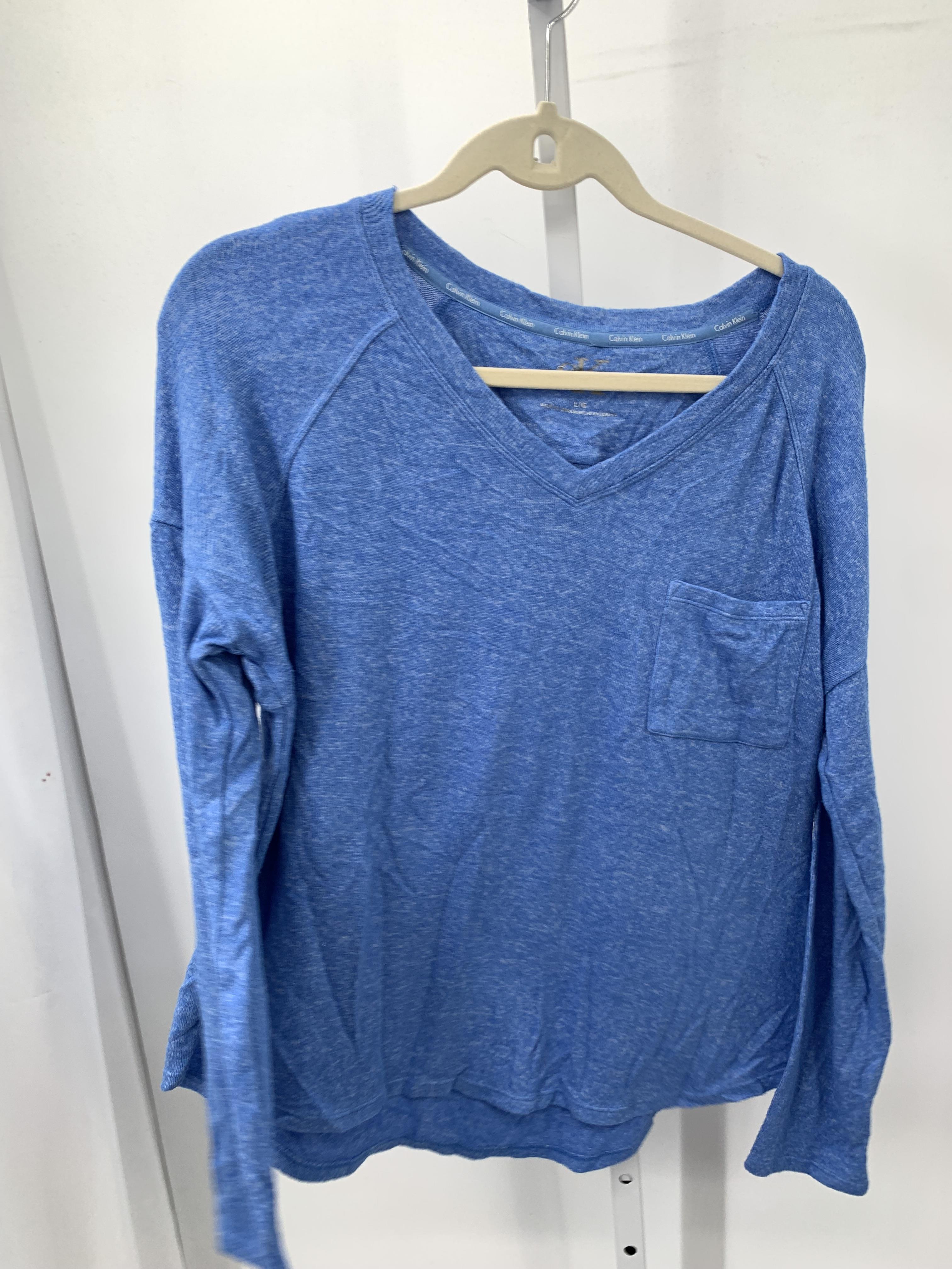 Calvin Klein Size Large Misses Long Sleeve Shirt