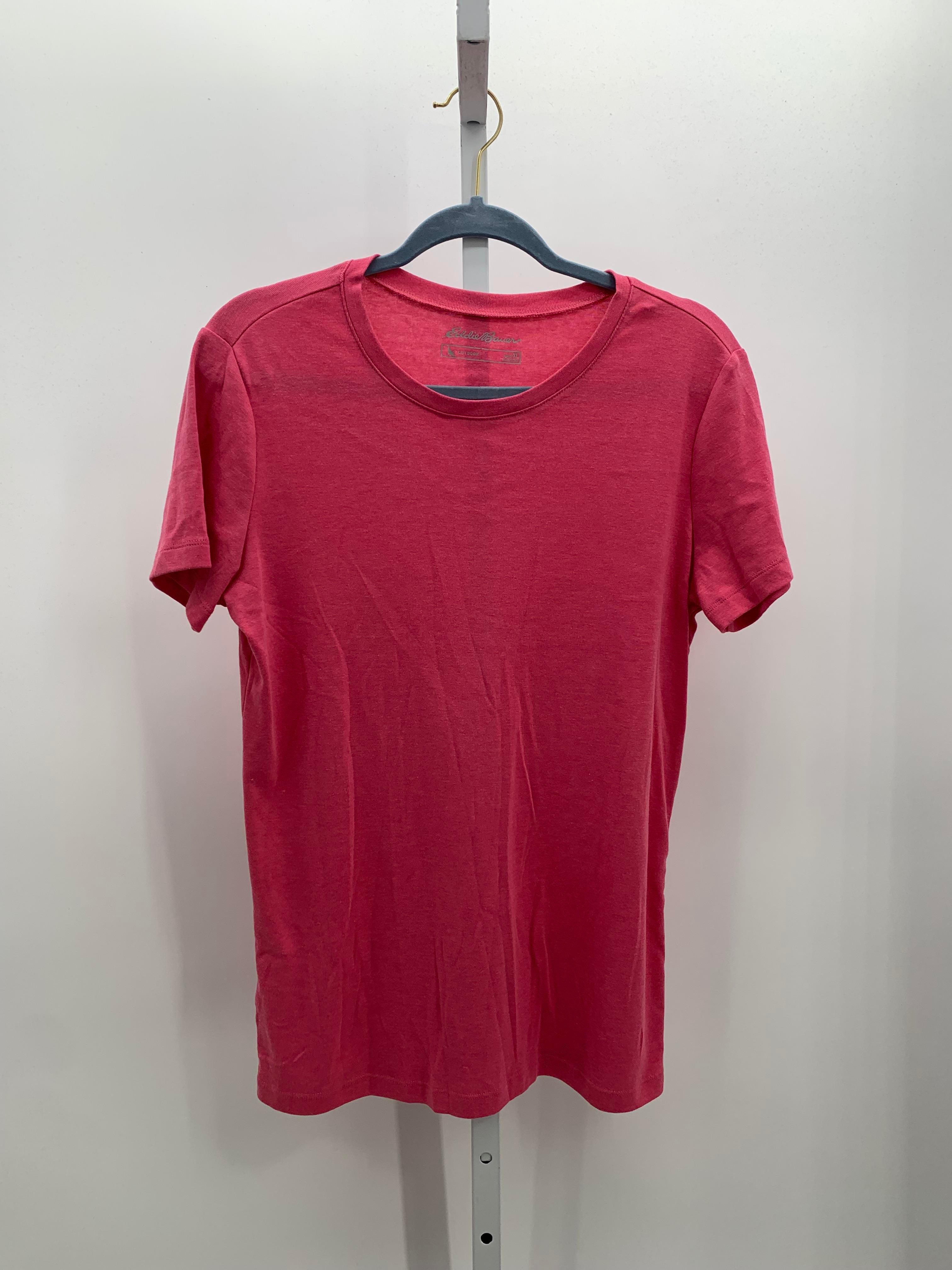 Eddie Bauer Size Extra Large Misses Short Sleeve Shirt
