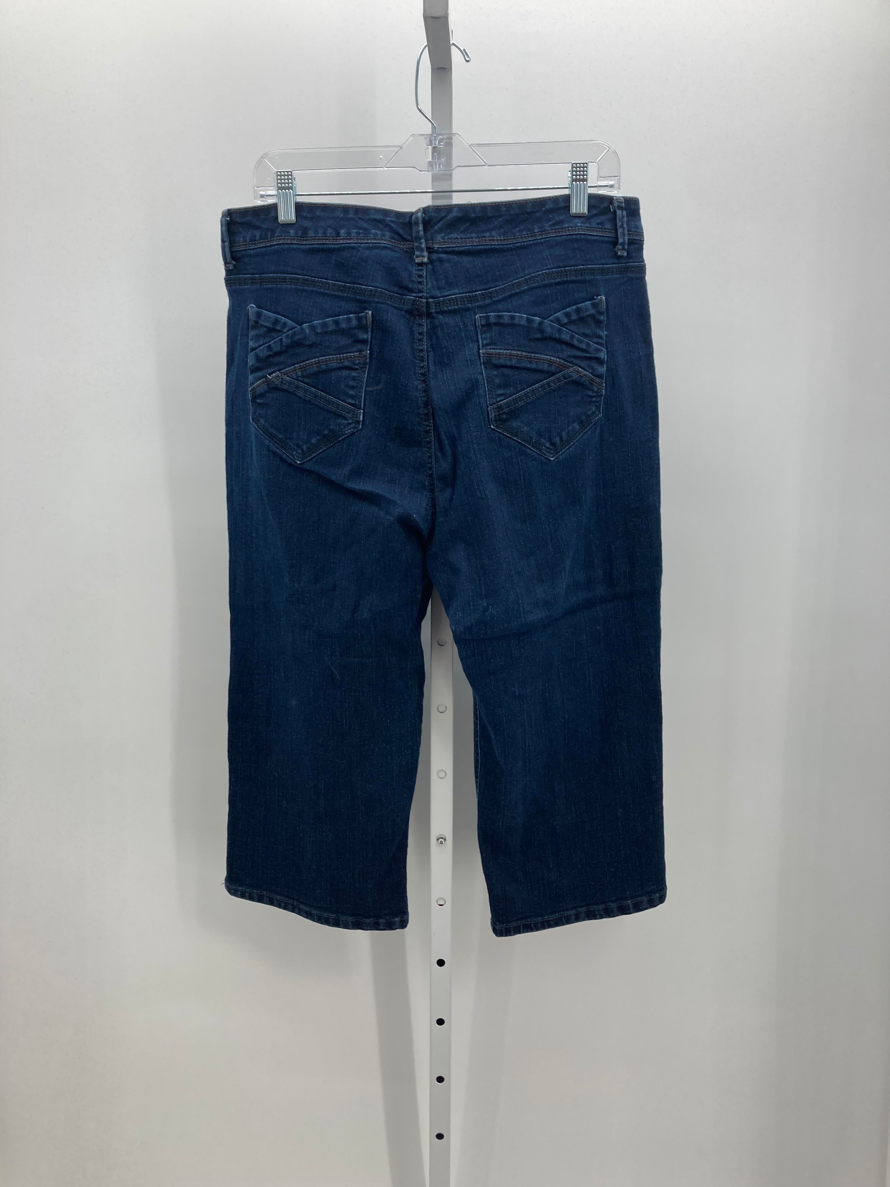 Gloria Vanderbilt Size 16 Misses Cropped Jeans