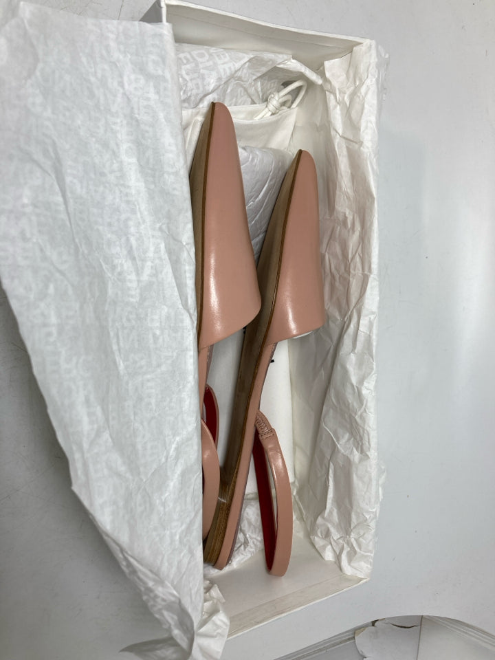 Diane Von Furstenberg Koko Pink Sand Flats- New With Box