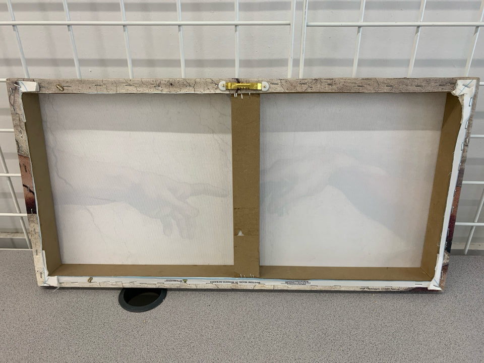 THE CREATION OF ADAM CANVAS PRINT.