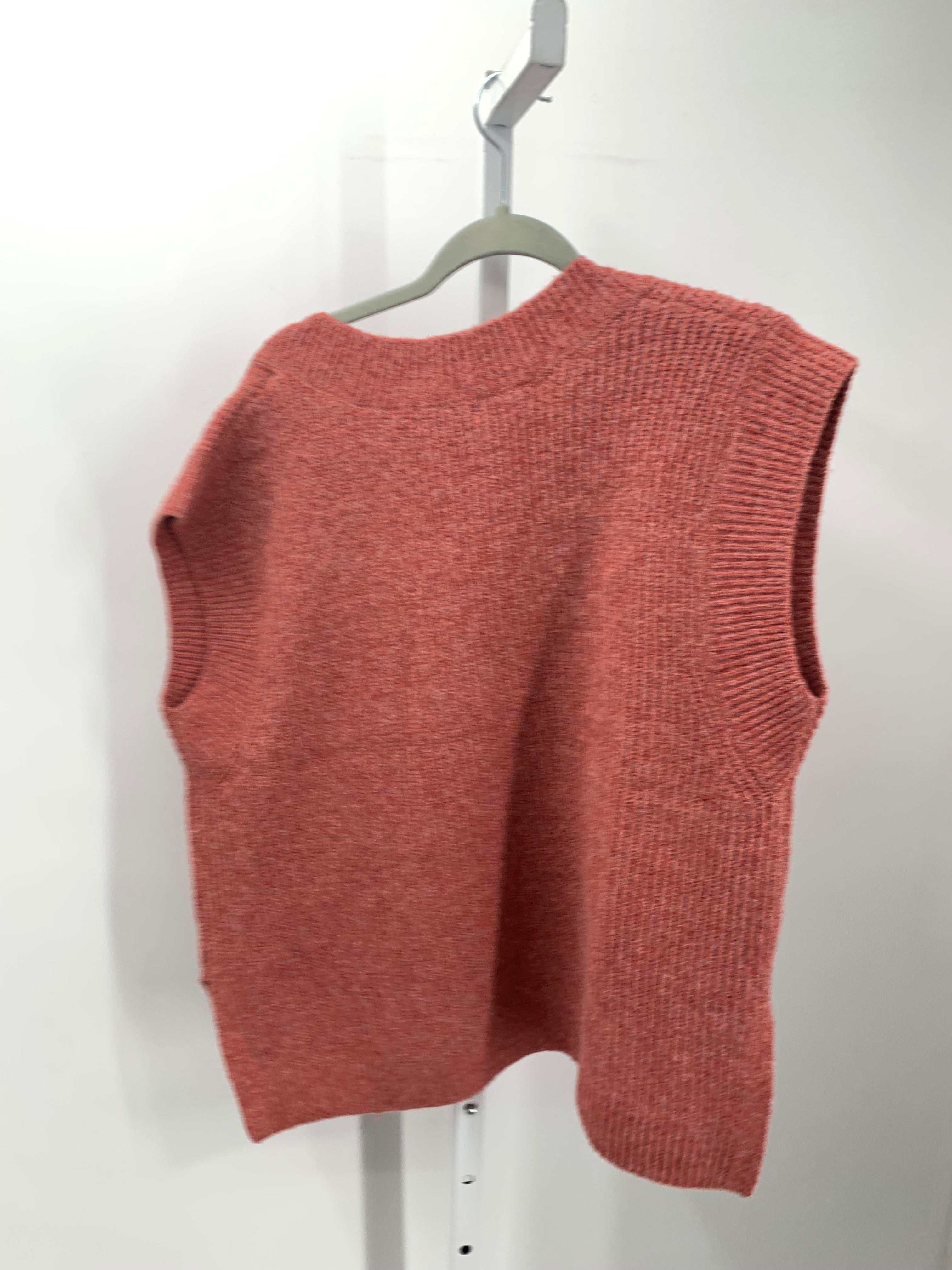 Zenana Size Large Misses Sleeveless Sweater