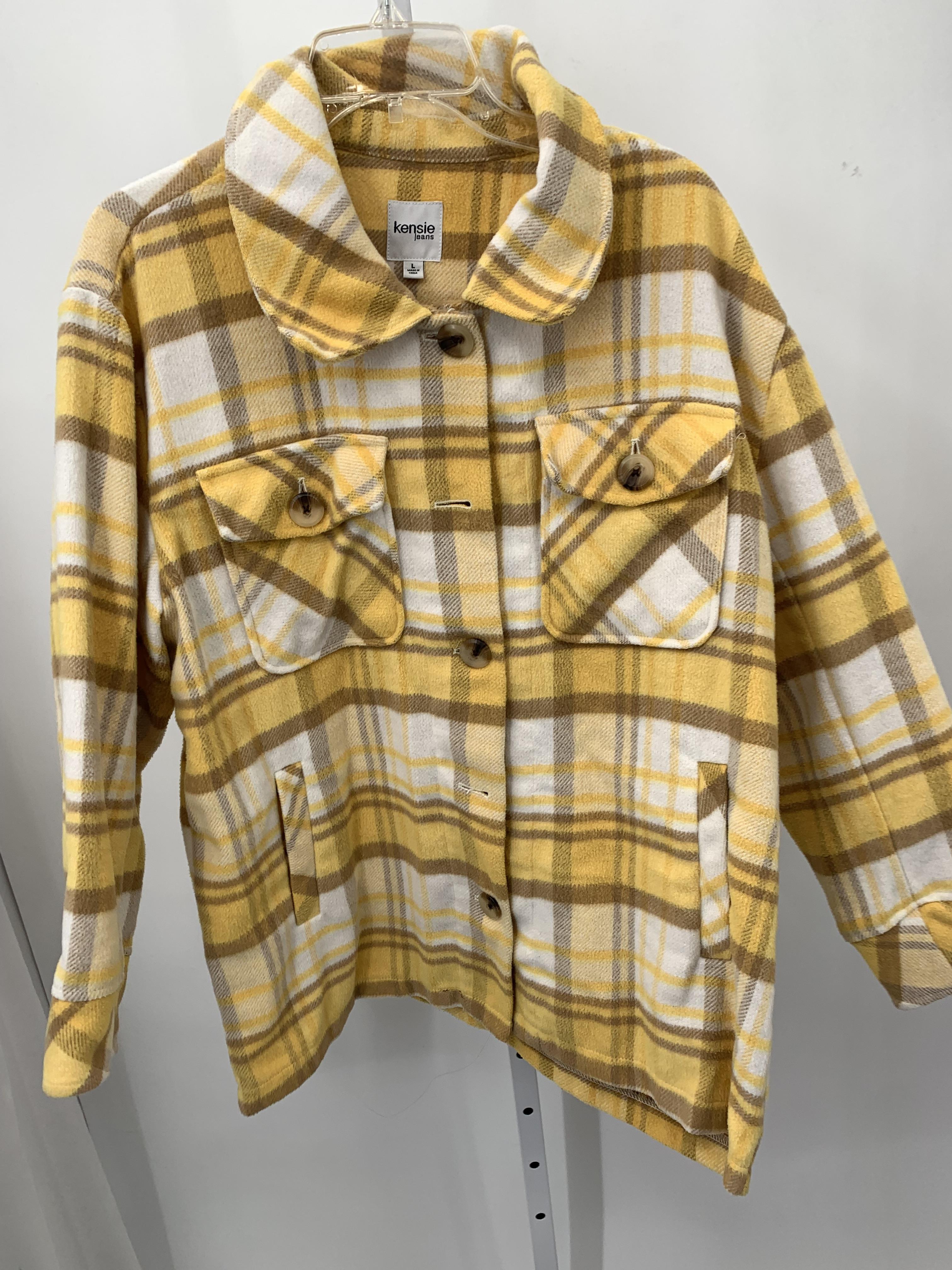 Kensie Size Large Misses Lightweight Jacket