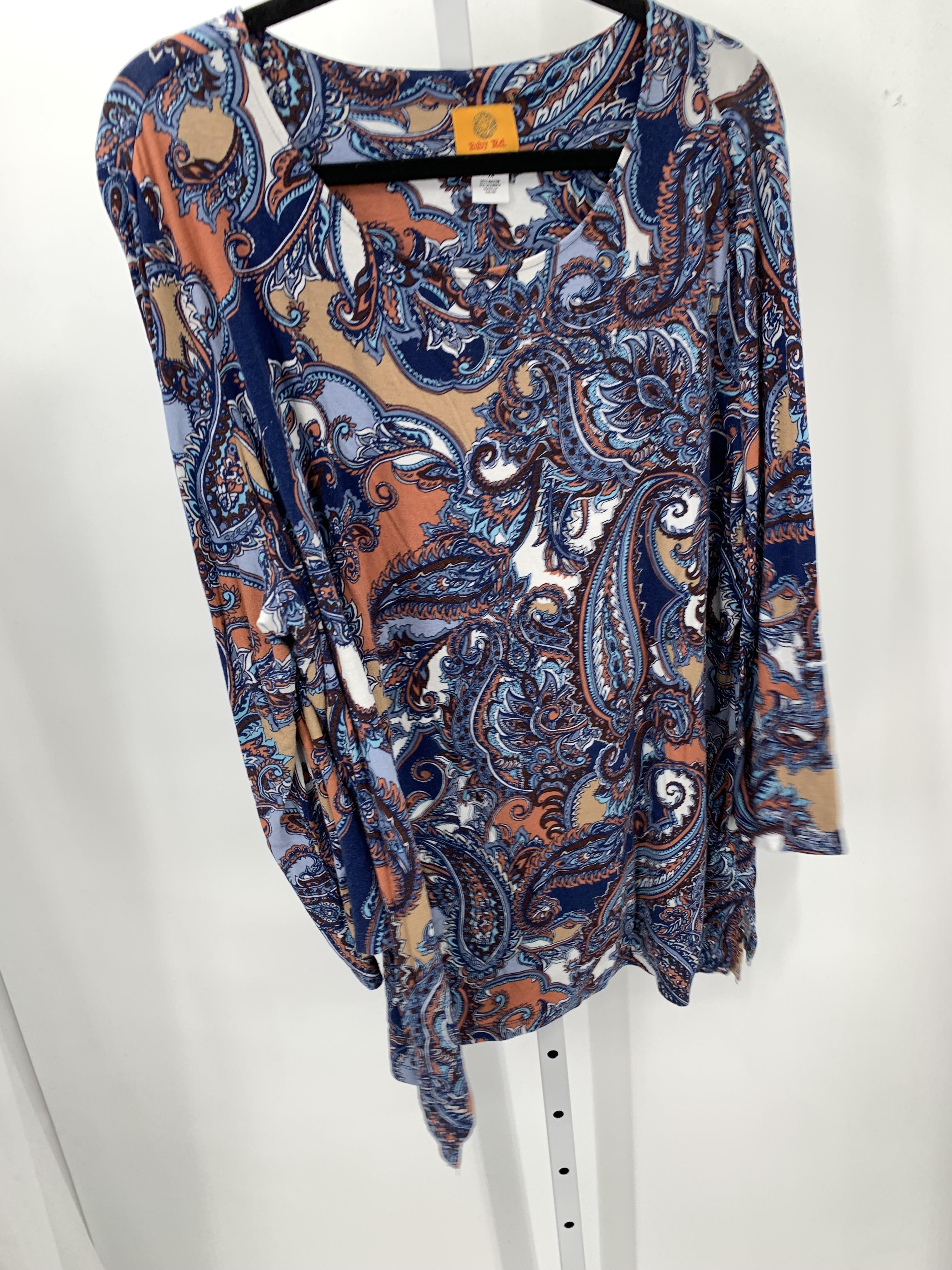 Ruby Rd. Size 1X Womens Long Sleeve Shirt