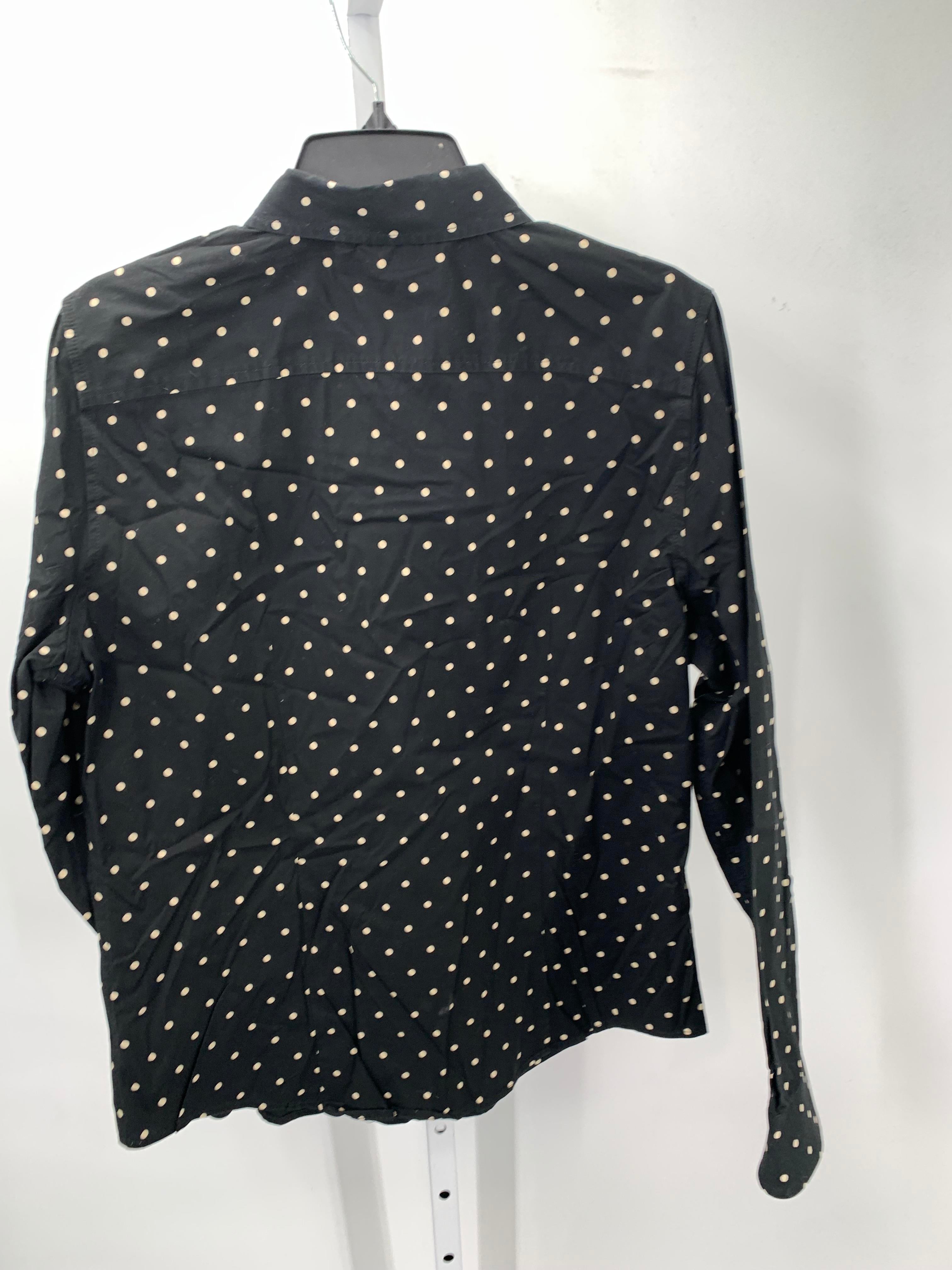 Jones New York Size Large Misses Long Sleeve Shirt