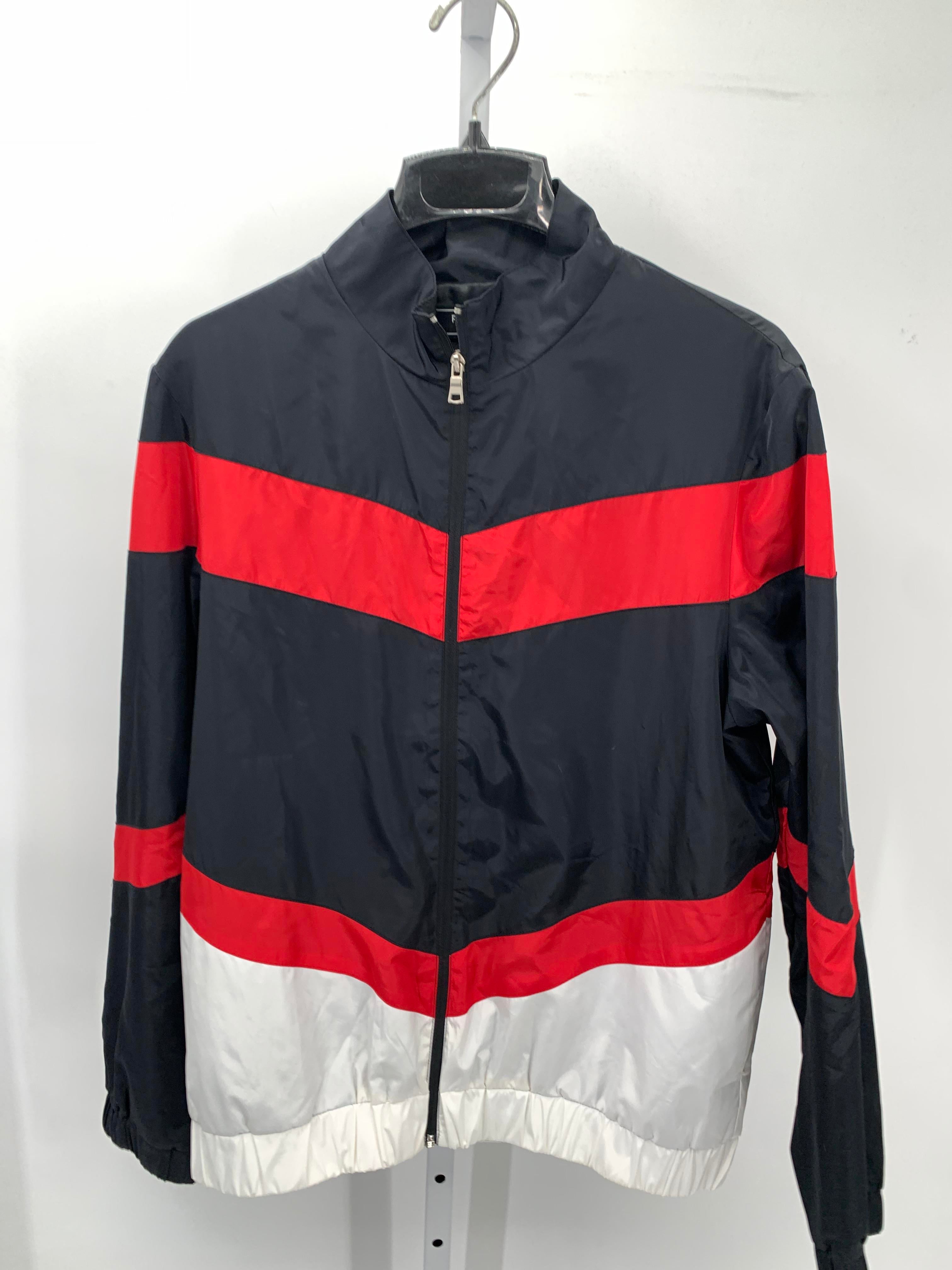 RED ZIP WINDBREAKER