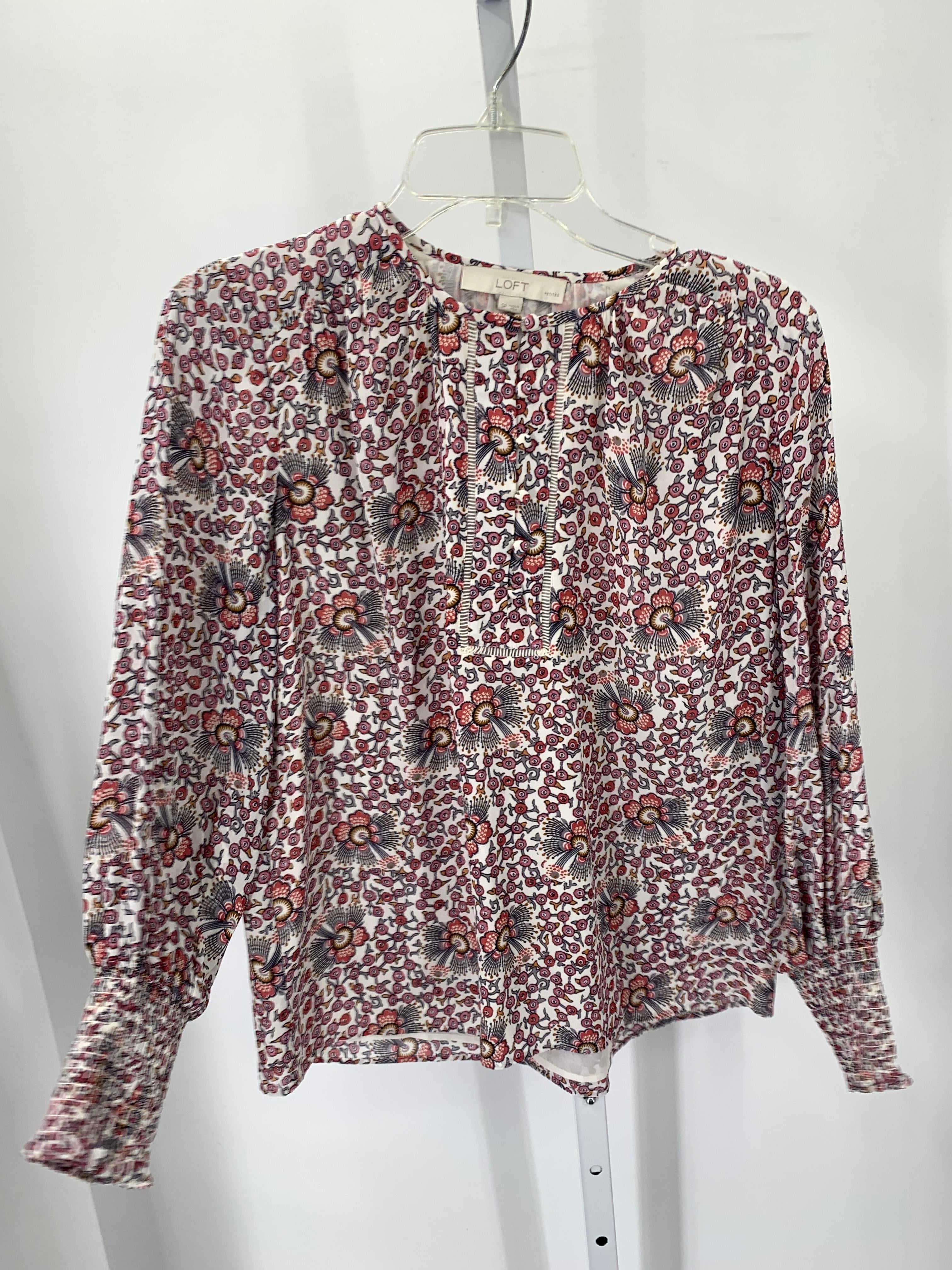 Loft Size Small Petite Petite Long Sleeve Shirt