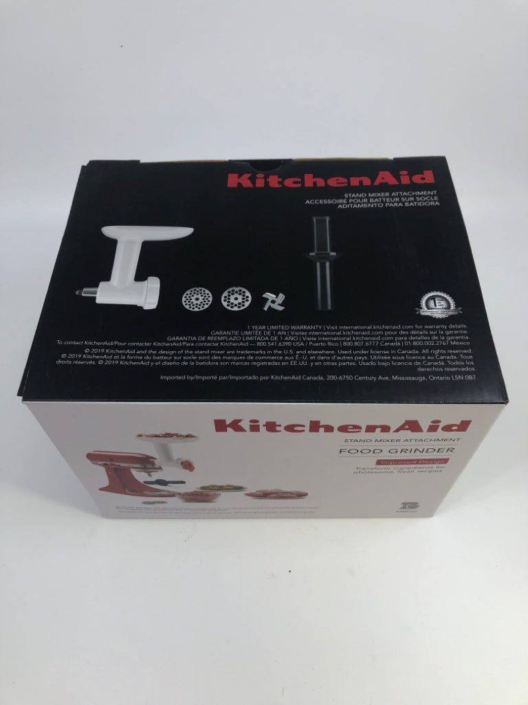 NIB KITCHENAID FOOD GRINDER MIXER ATTACHMENT