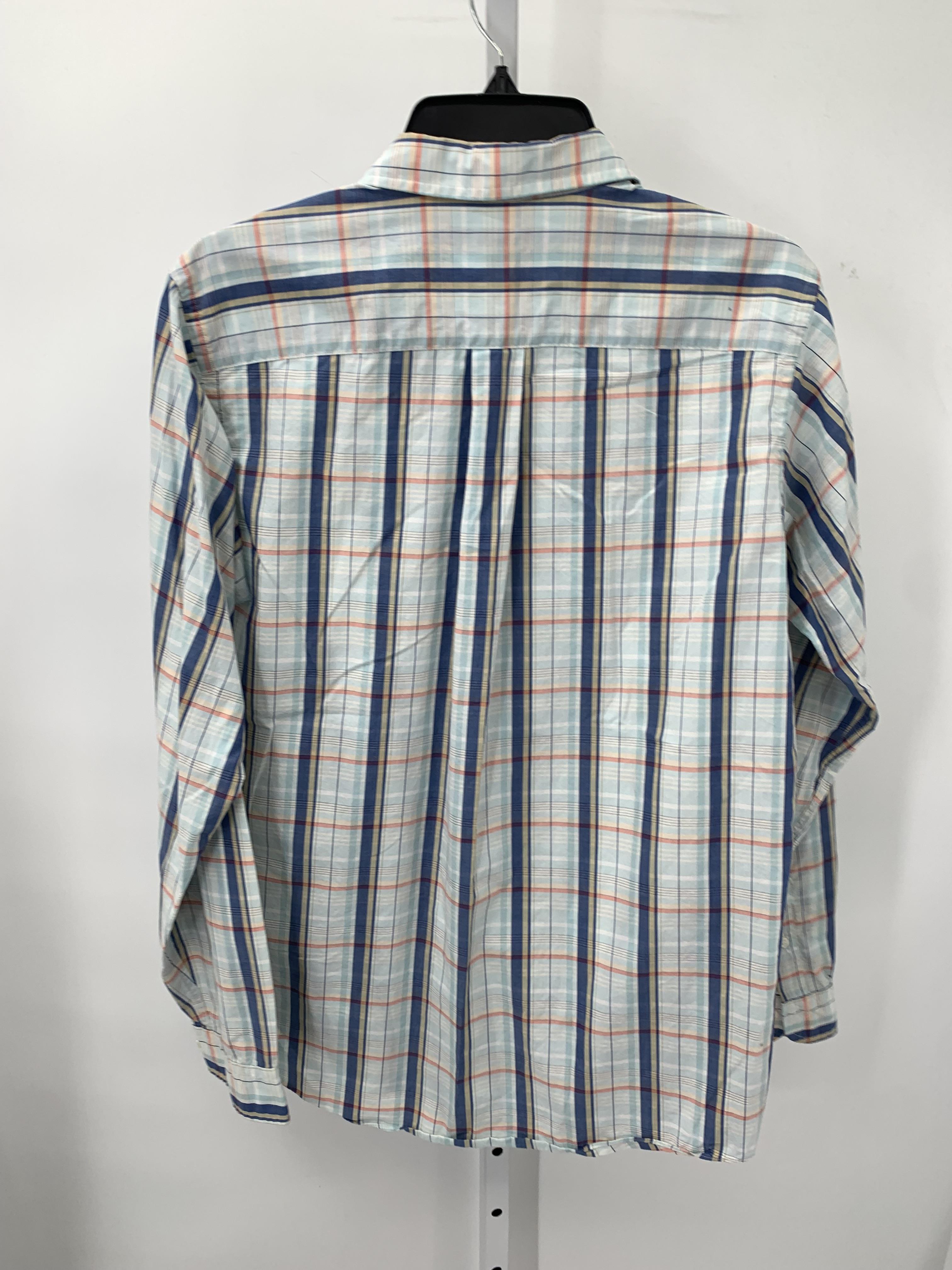 PLAID BTN DOWN